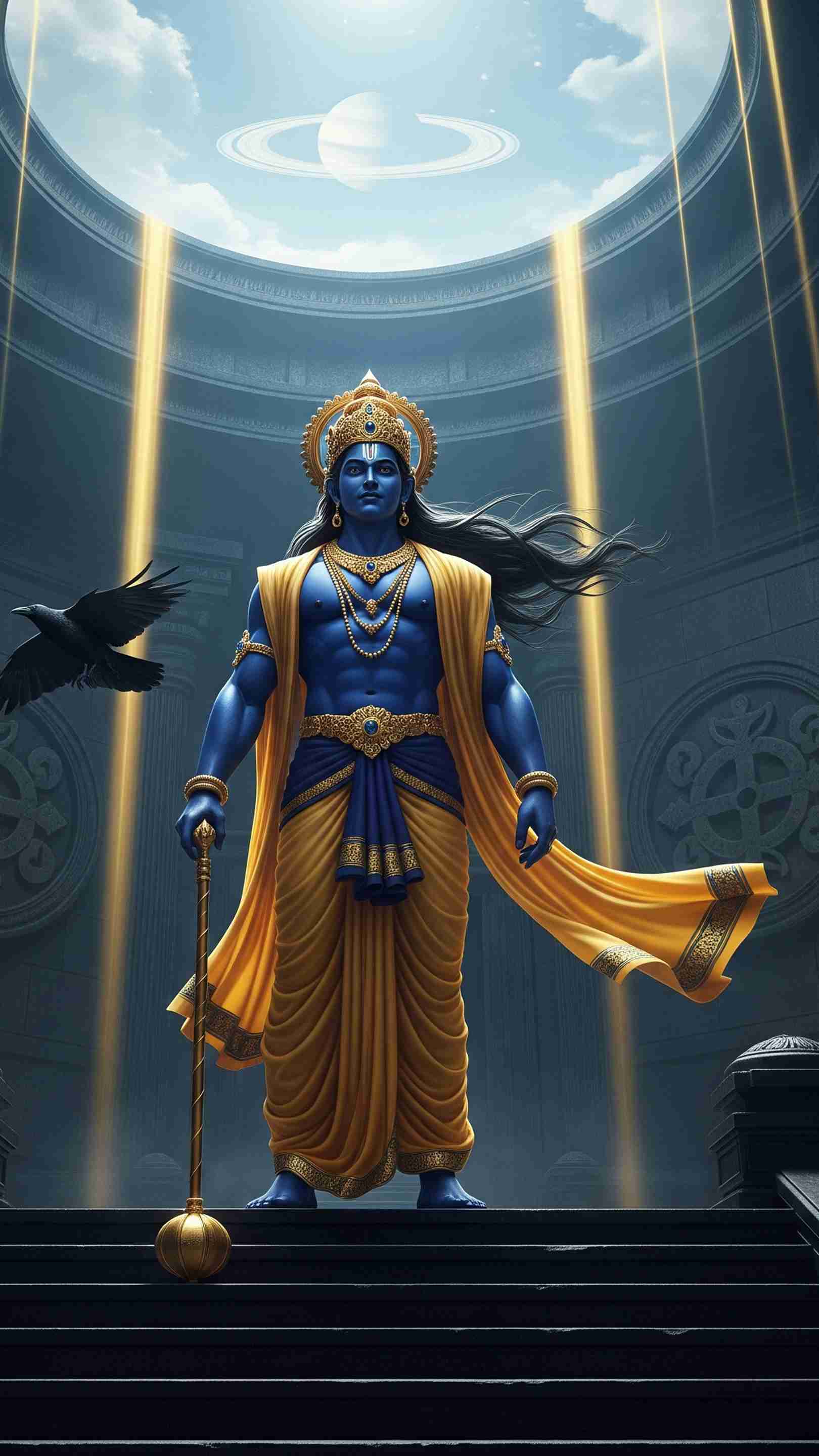 Shani Dev Mobile Wallpaper
