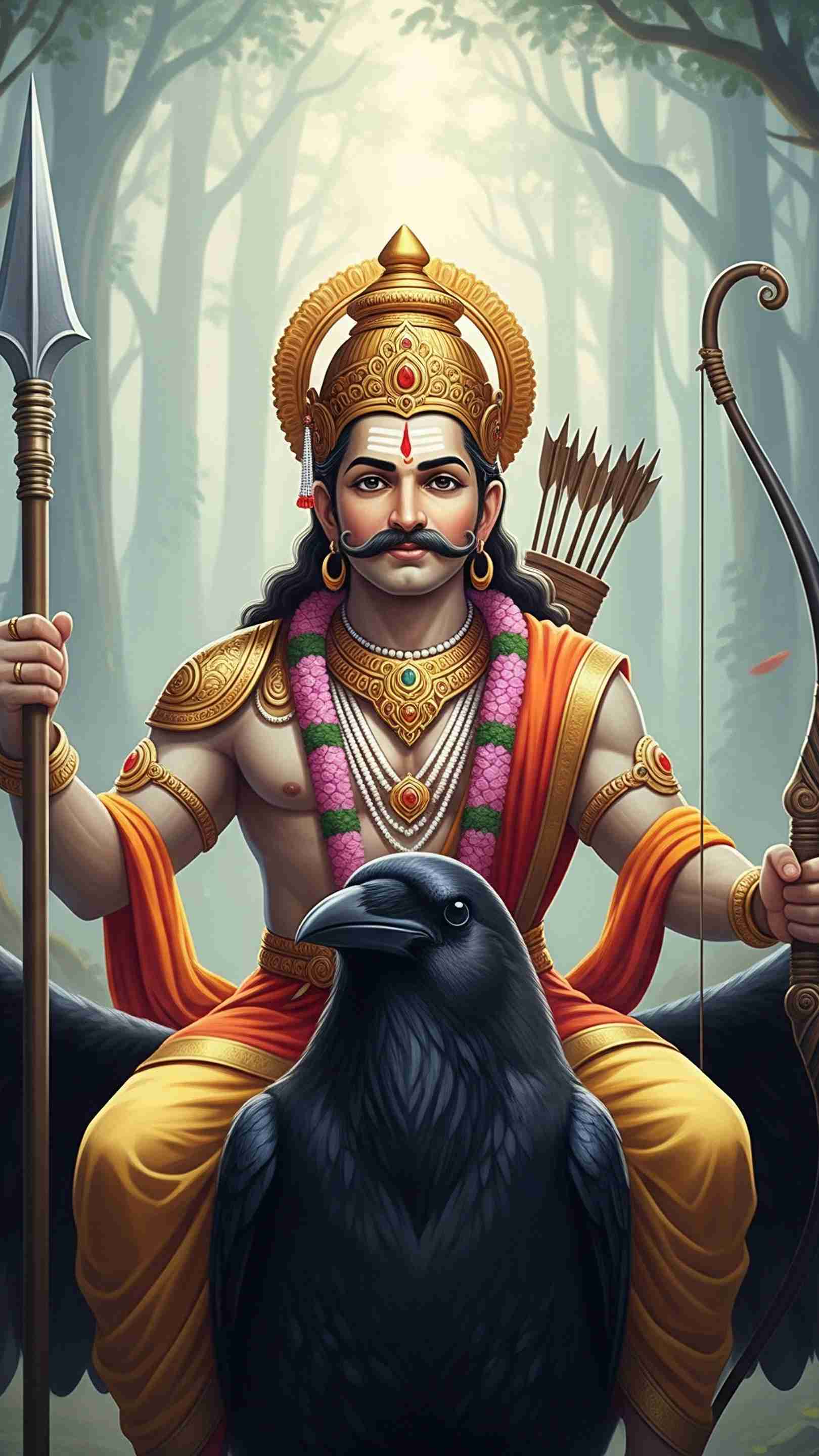 Shani Dev Mobile Wallpaper
