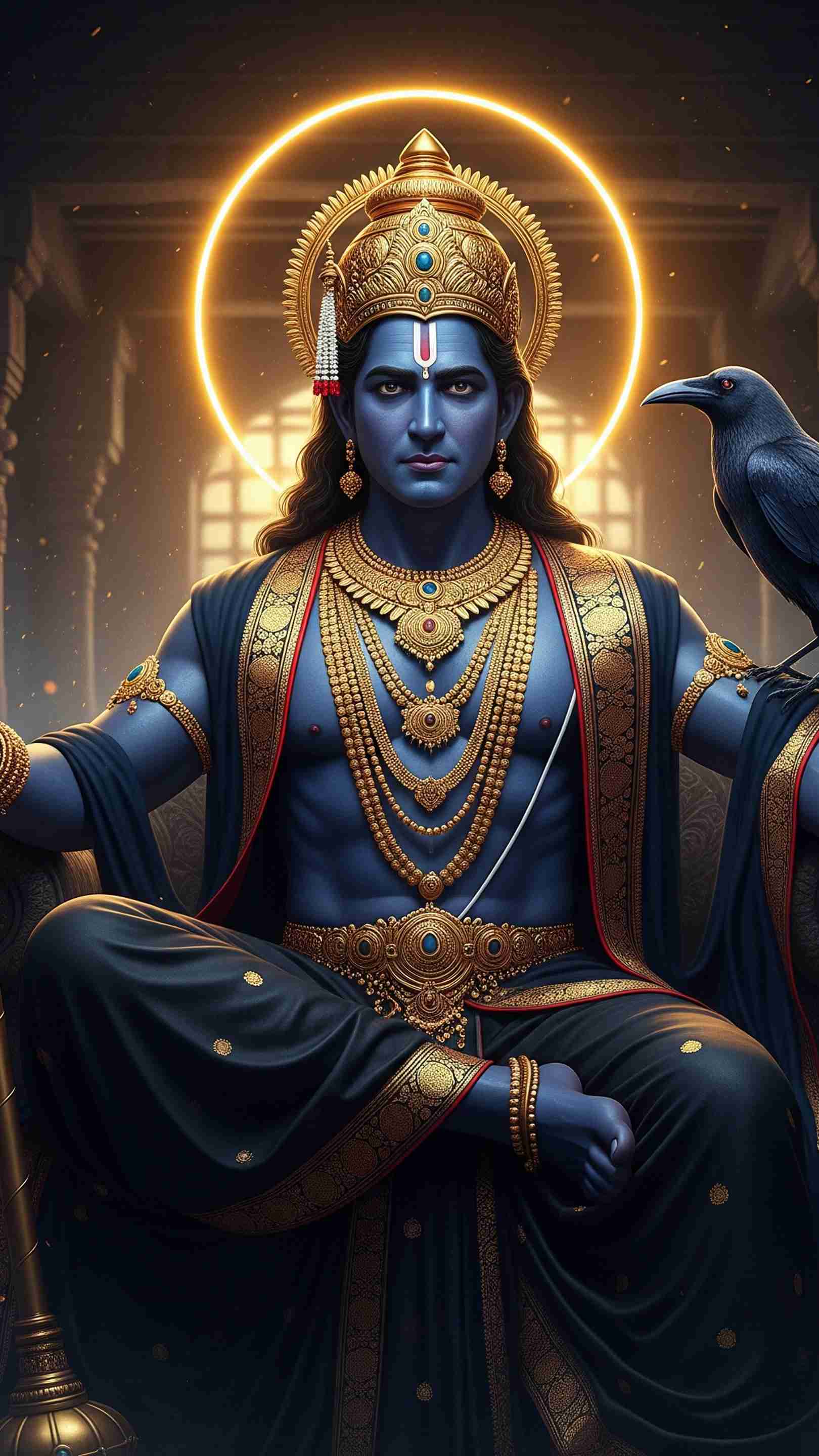 Shani Dev Mobile Wallpaper
