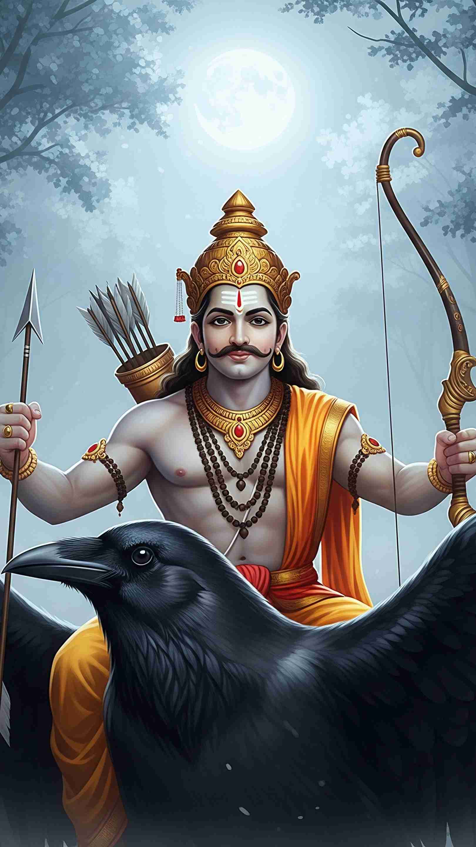 Shani Dev Mobile Wallpaper