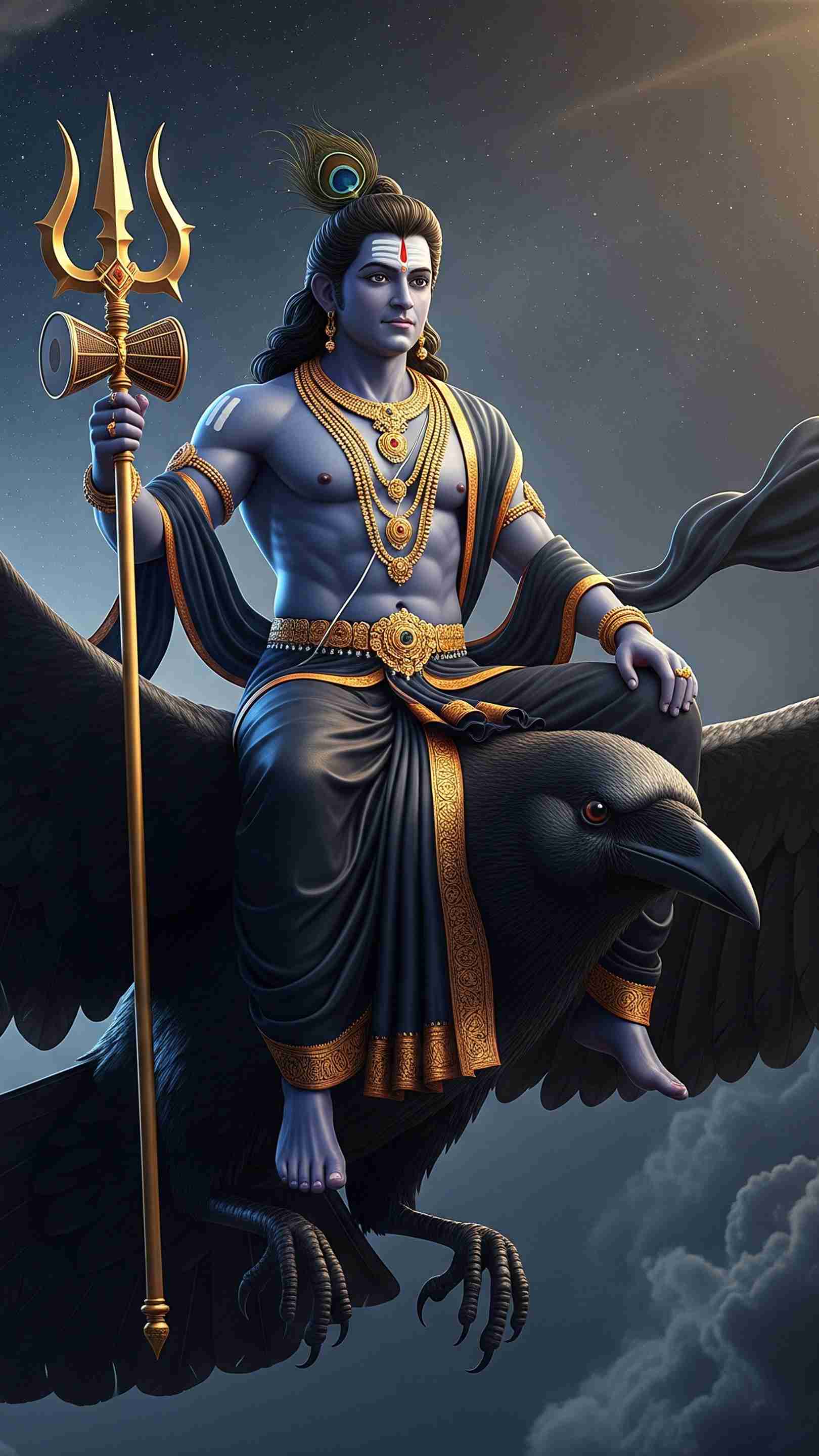 Shani Dev Mobile Wallpaper