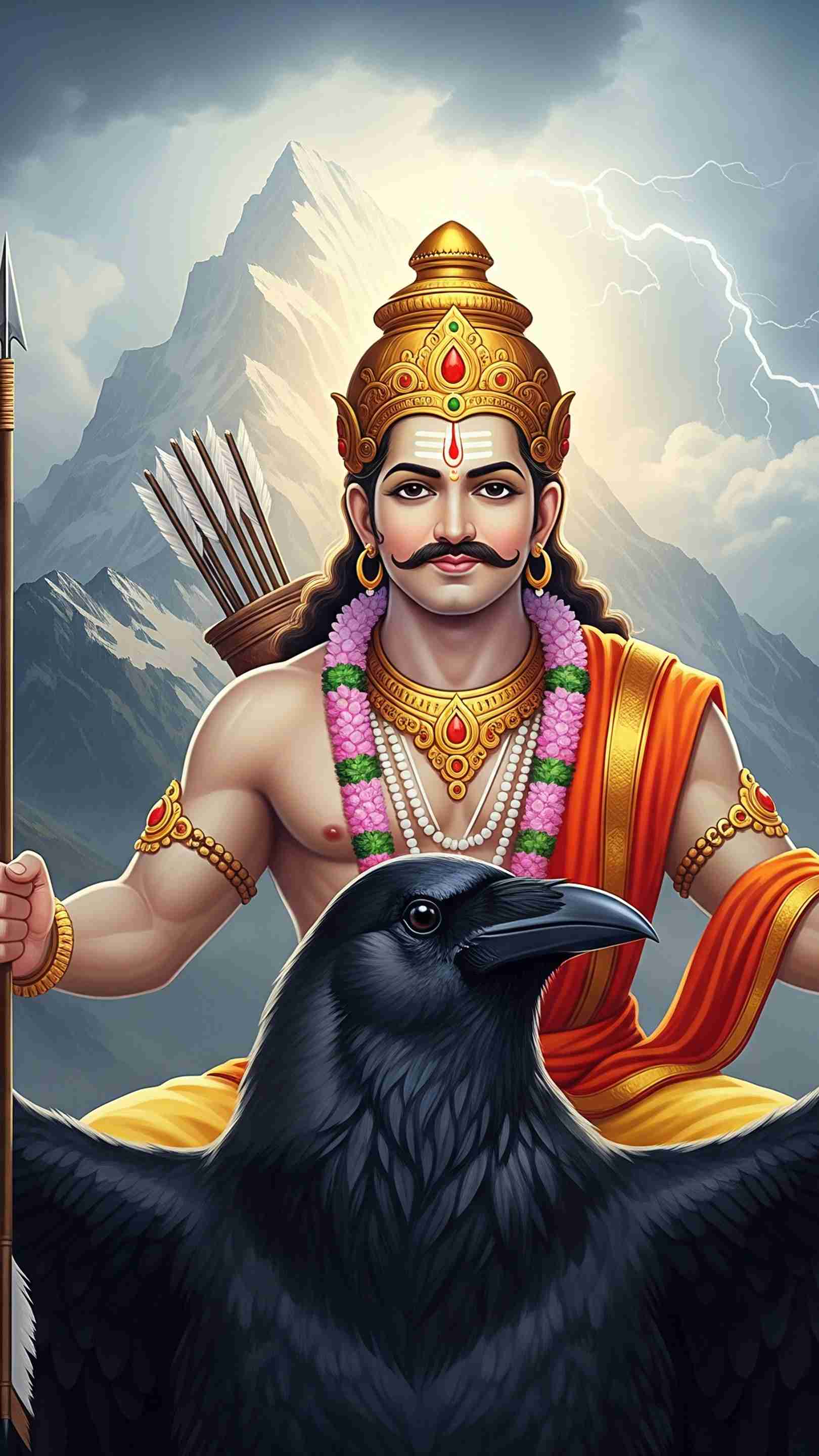 Shani Dev Mobile Wallpaper