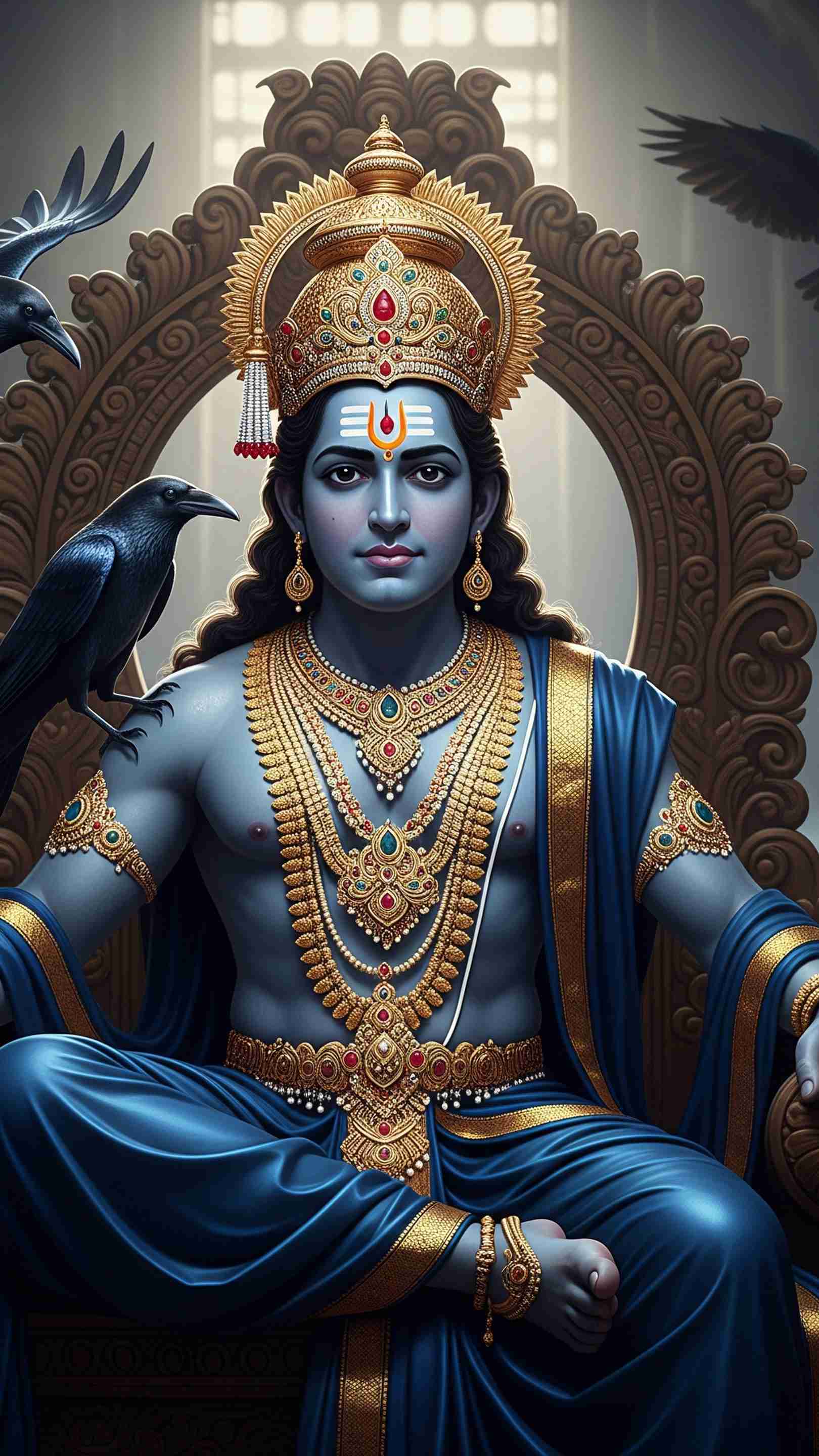 Shani Dev Mobile Wallpaper