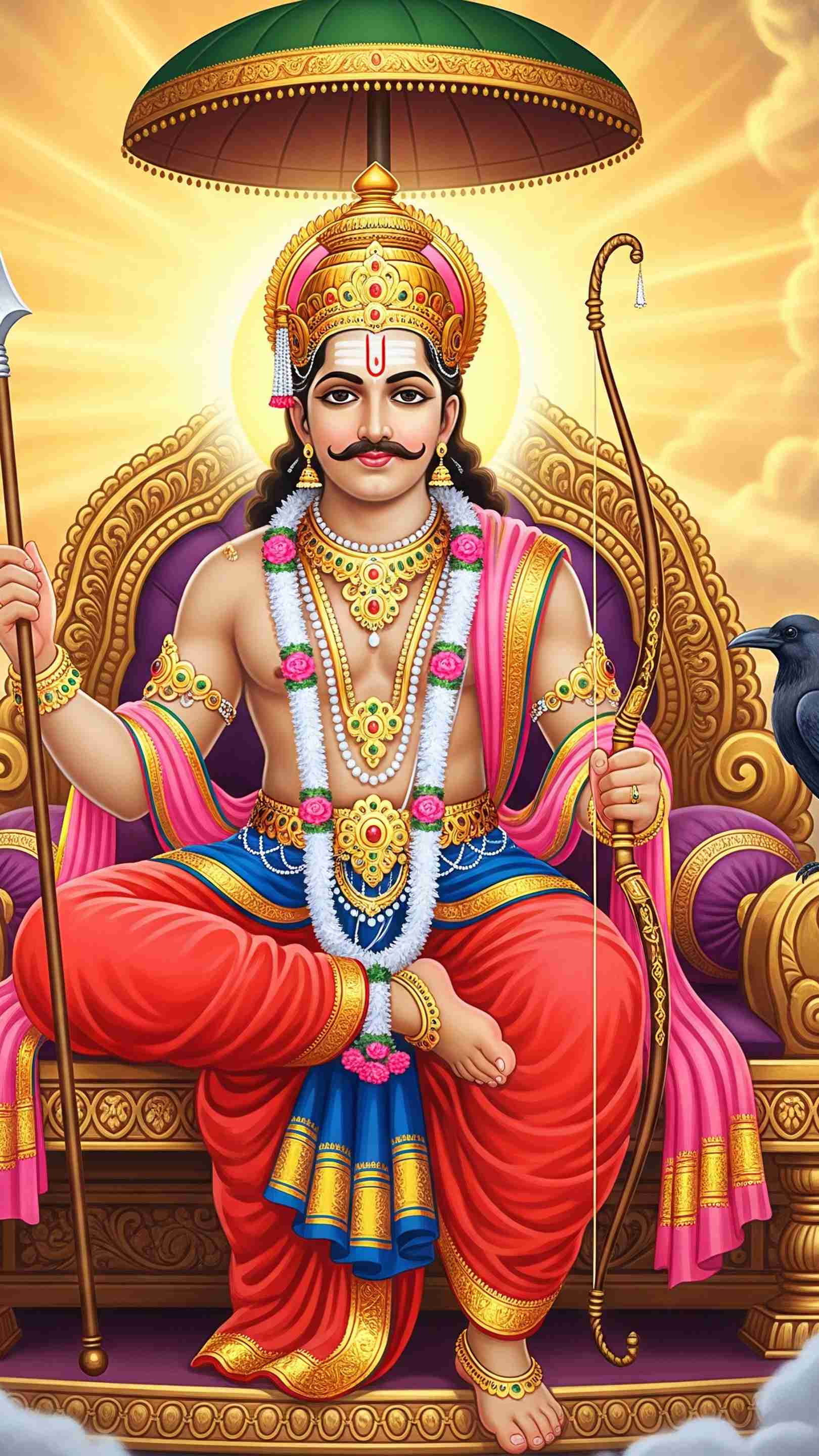 Shani Dev Mobile Wallpaper