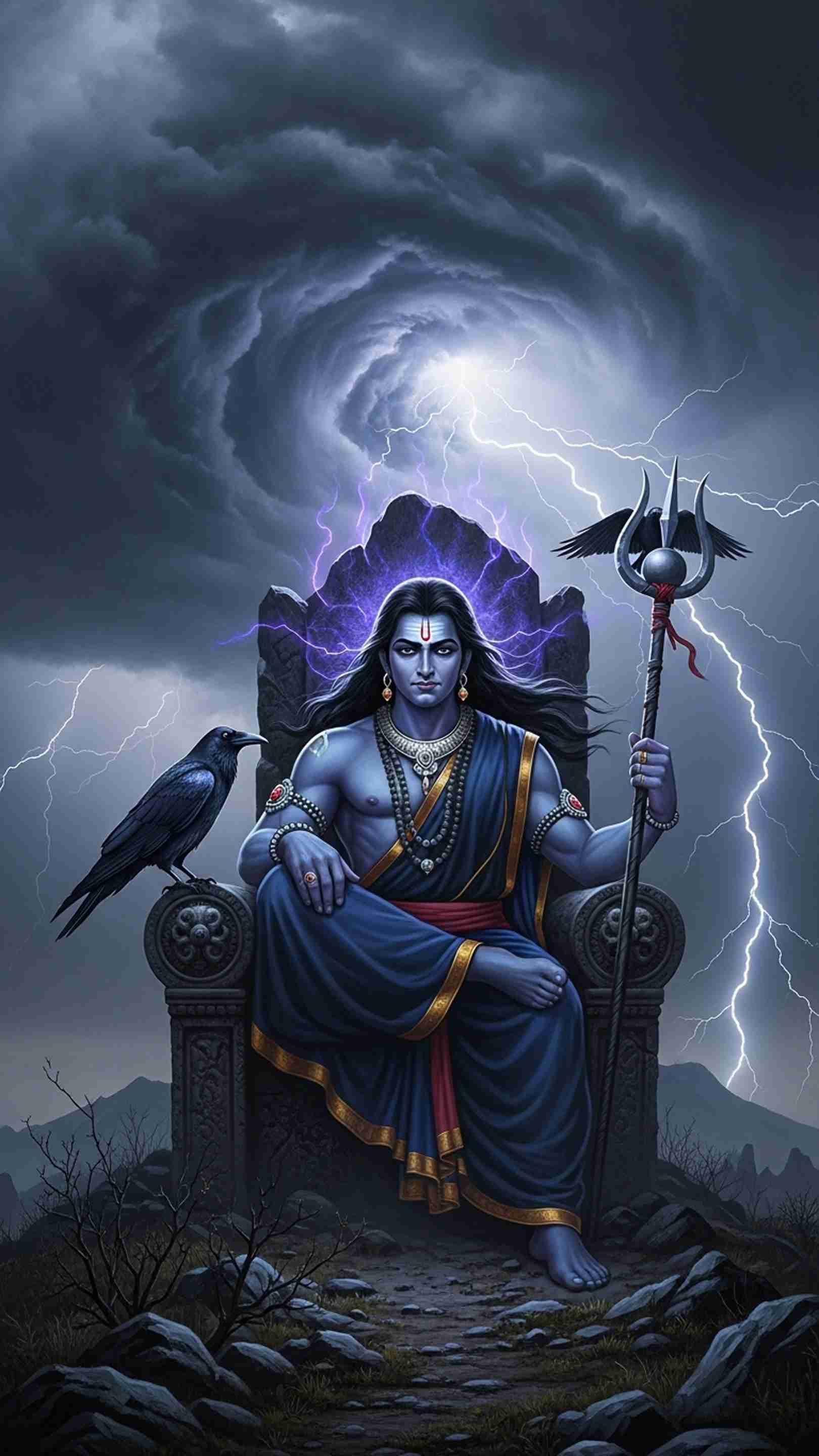 Shani Dev Mobile Wallpaper