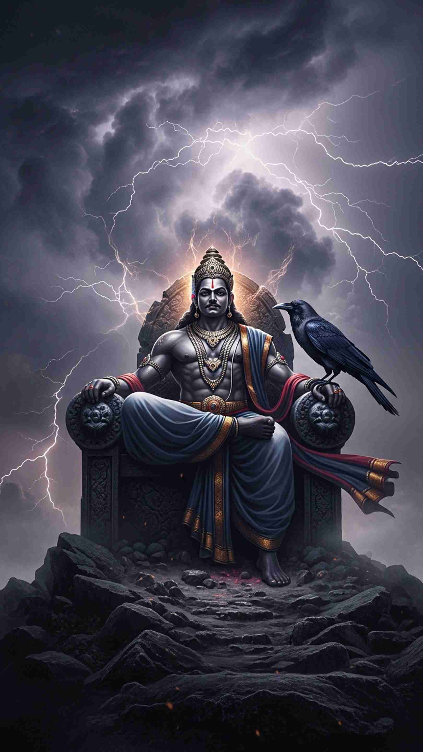 Shani Dev Mobile Wallpaper