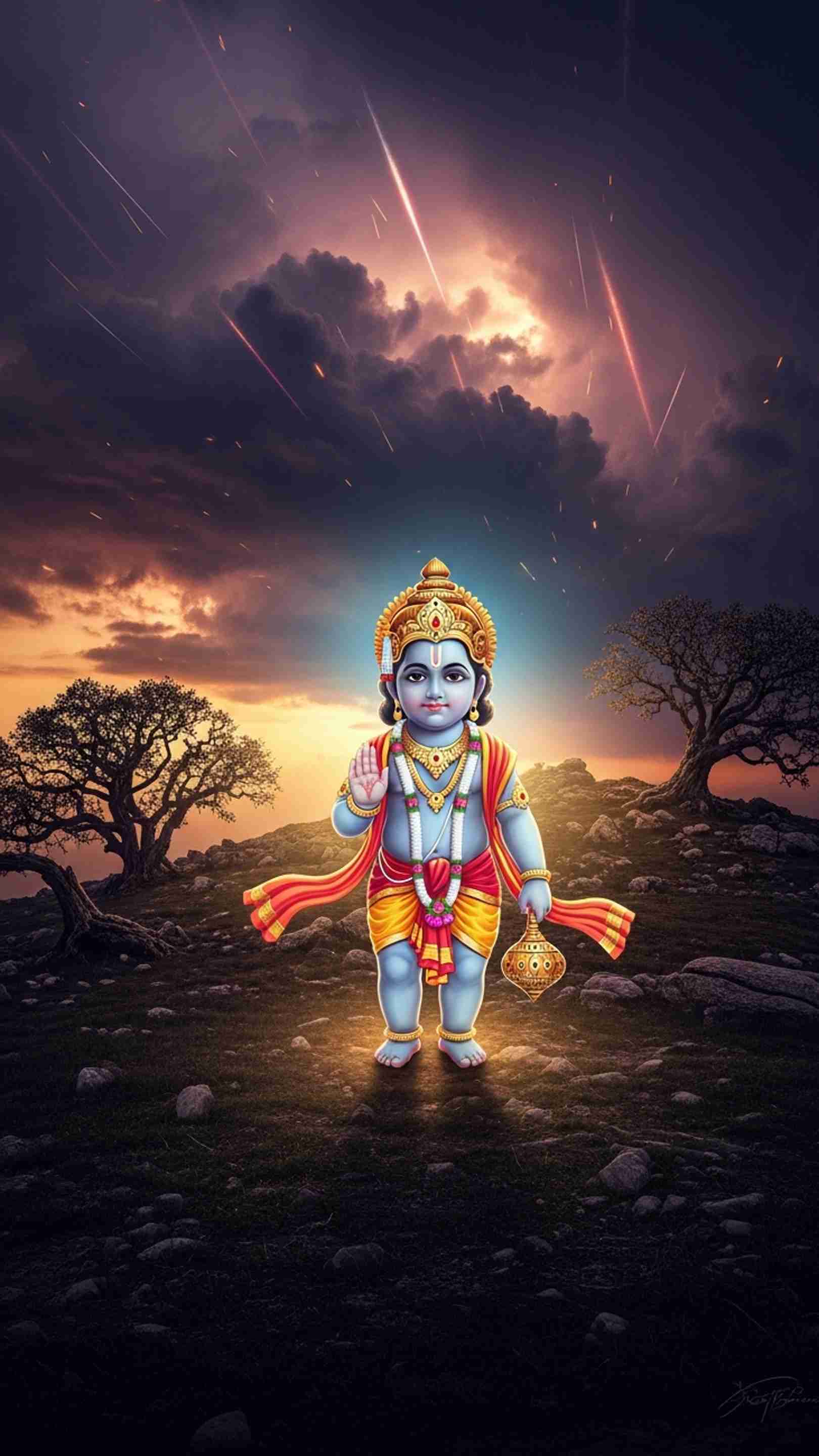 Shani Dev Mobile Wallpaper