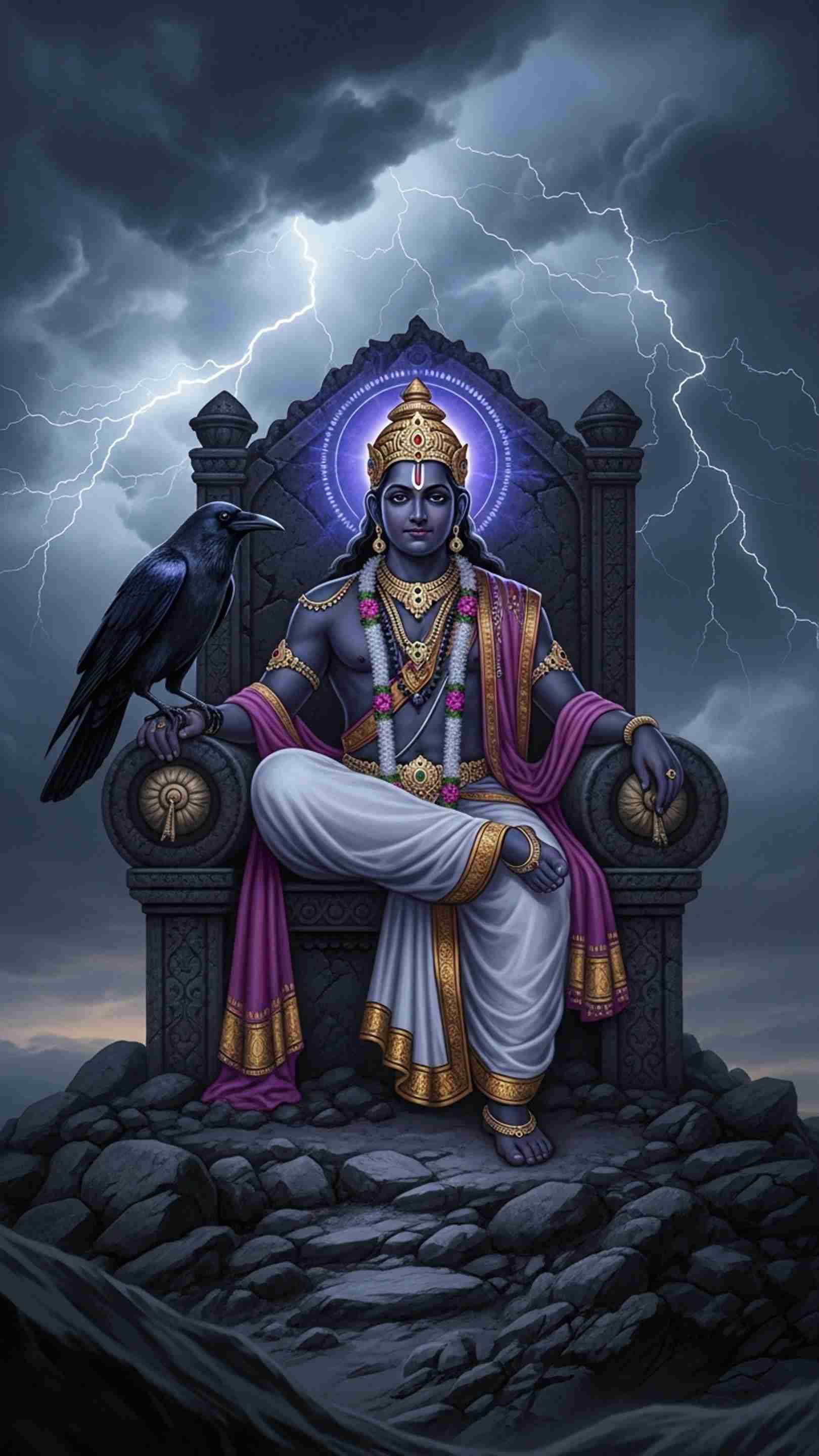 Shani Dev Mobile Wallpaper
