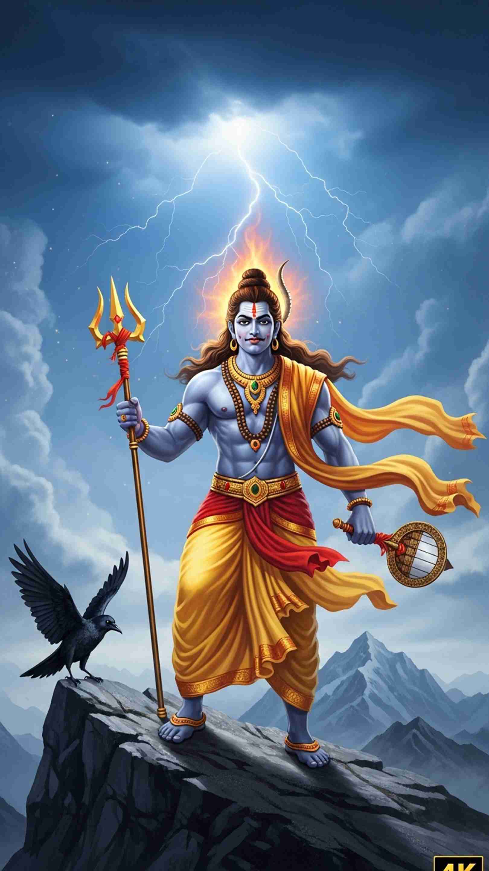Shani Dev Mobile Wallpaper