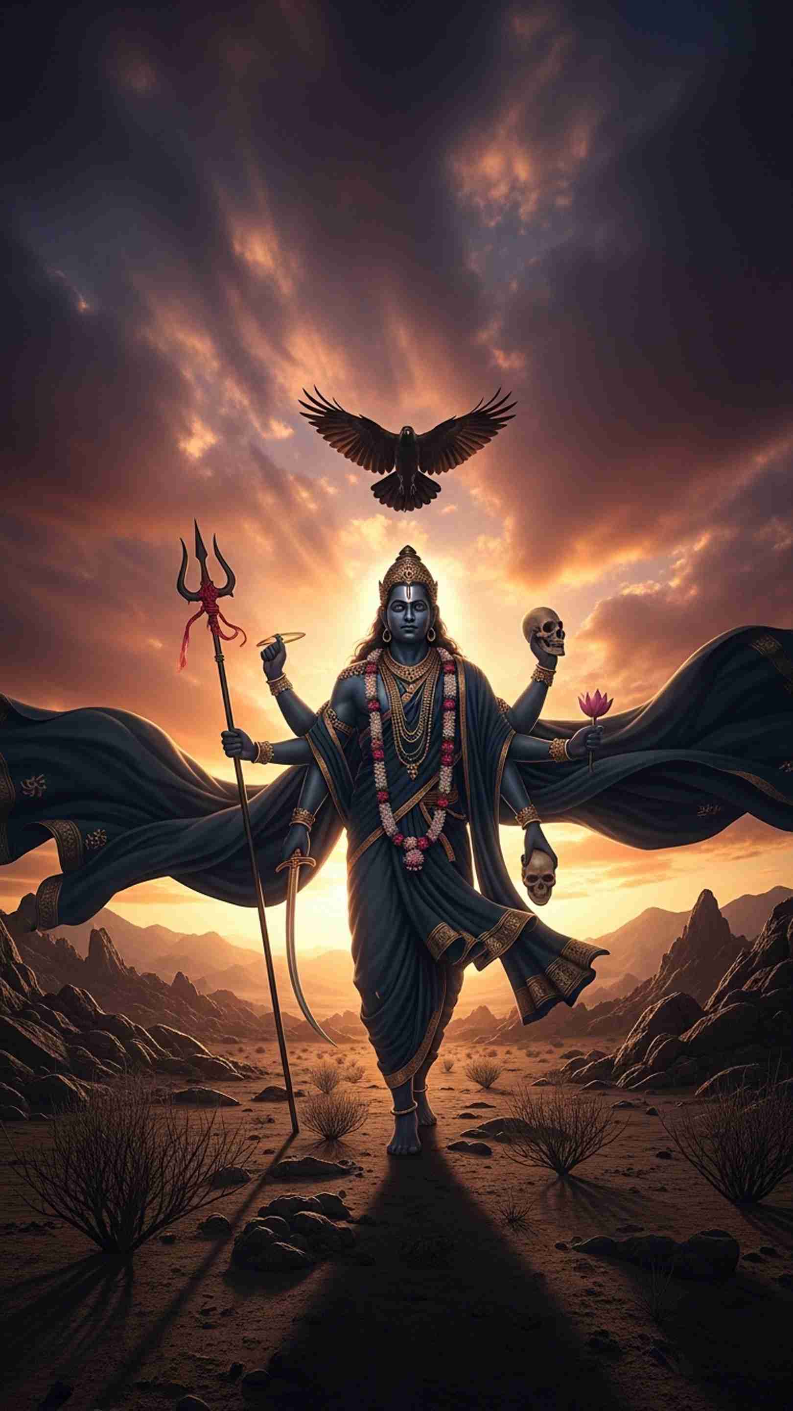 Shani Dev Mobile Wallpaper