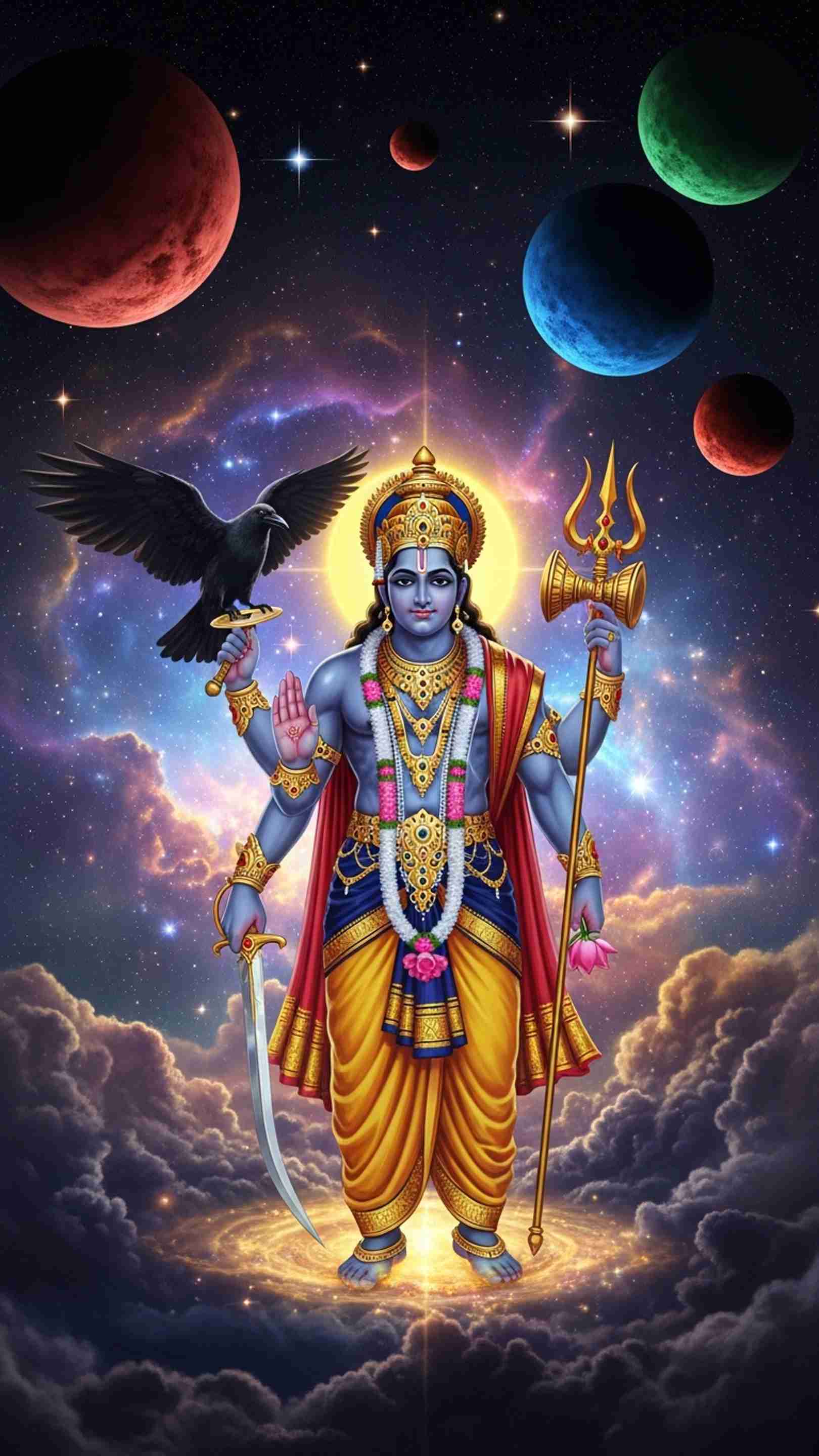 Shani Dev Mobile Wallpaper