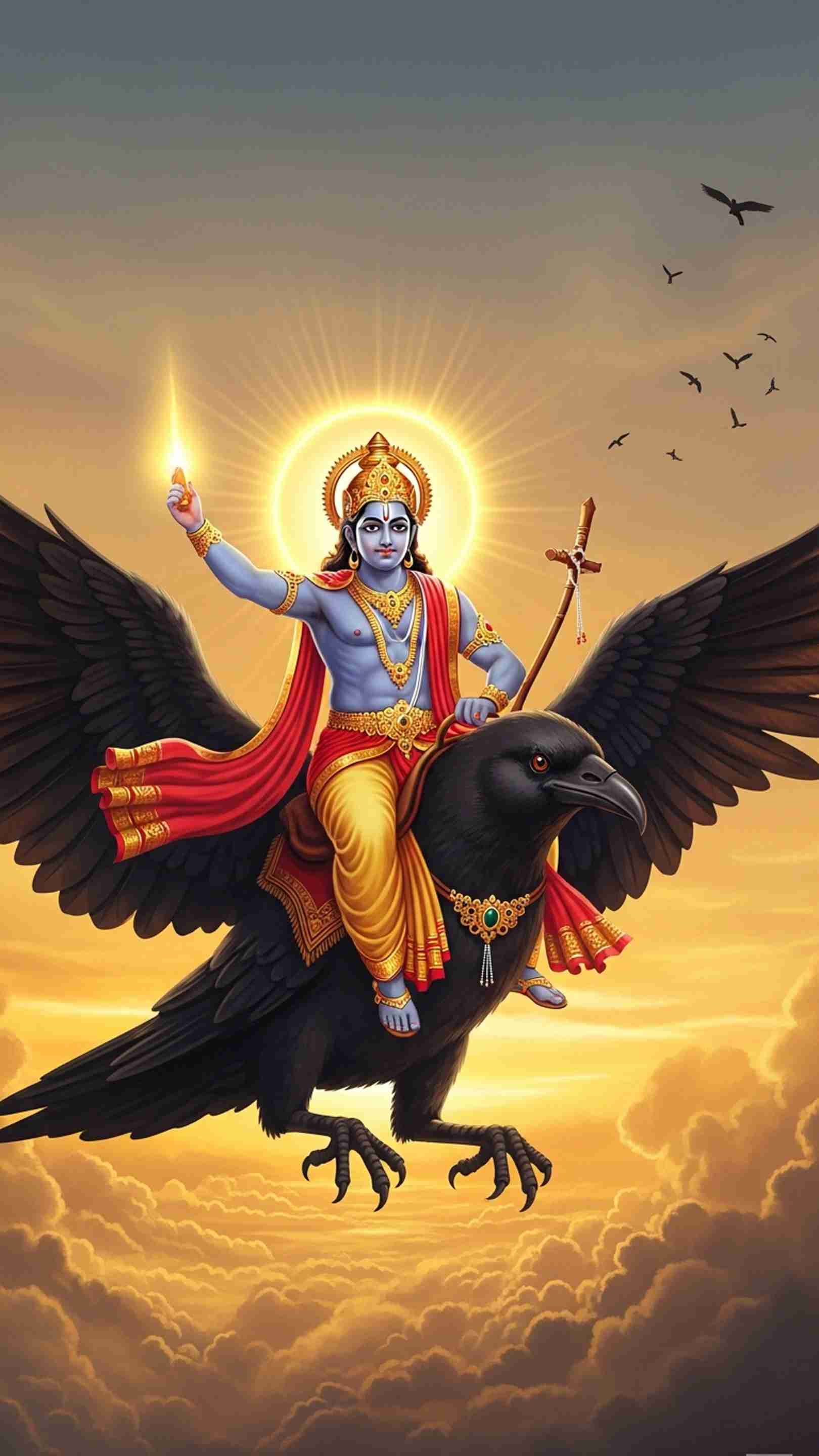 Shani Dev Mobile Wallpaper