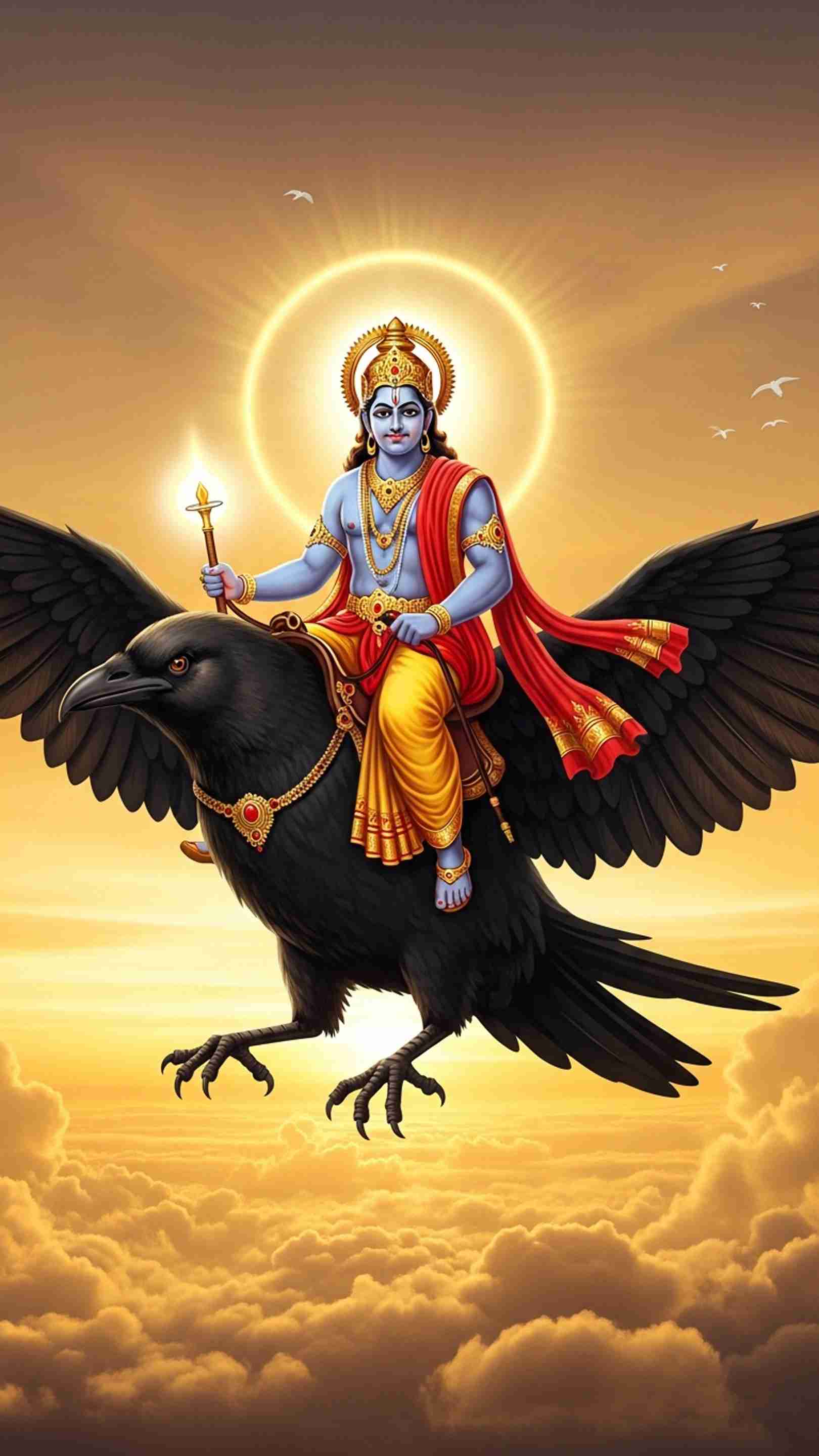 Shani Dev Mobile Wallpaper