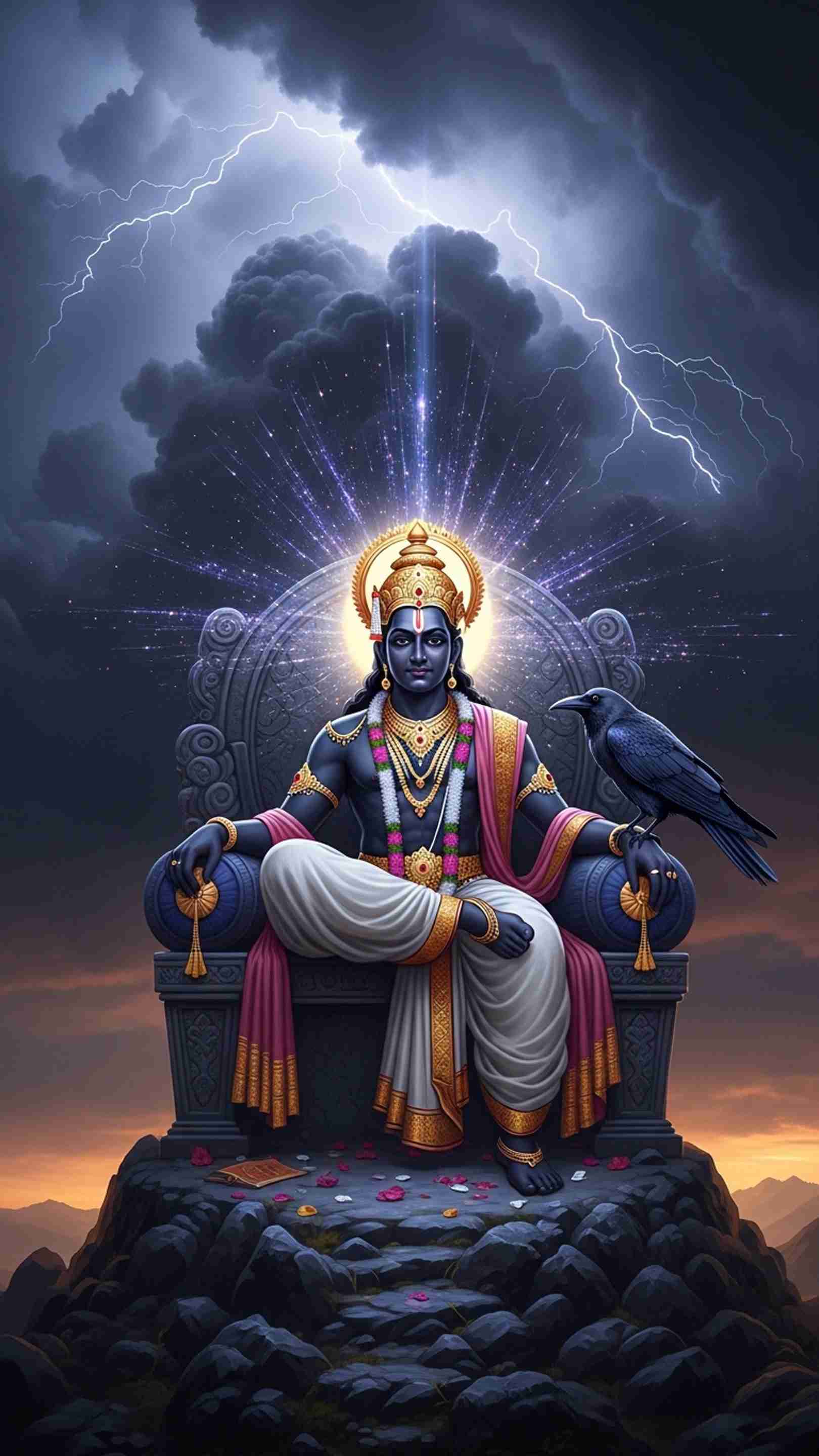 Shani Dev Mobile Wallpaper