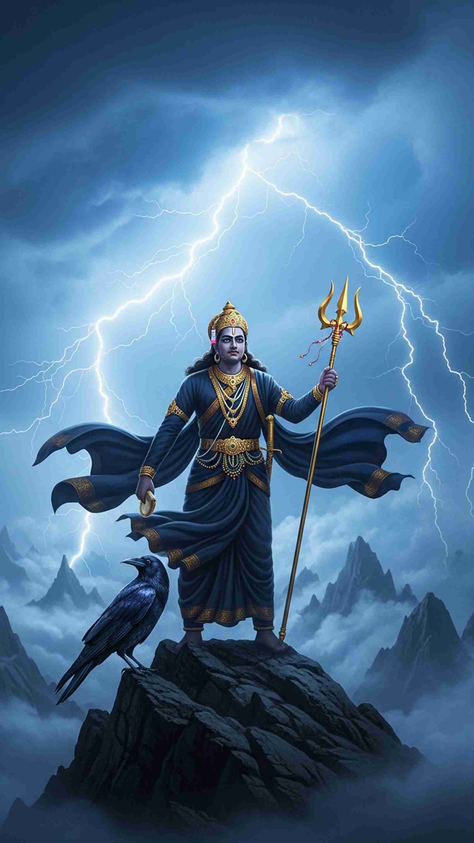Shani Dev Mobile Wallpaper