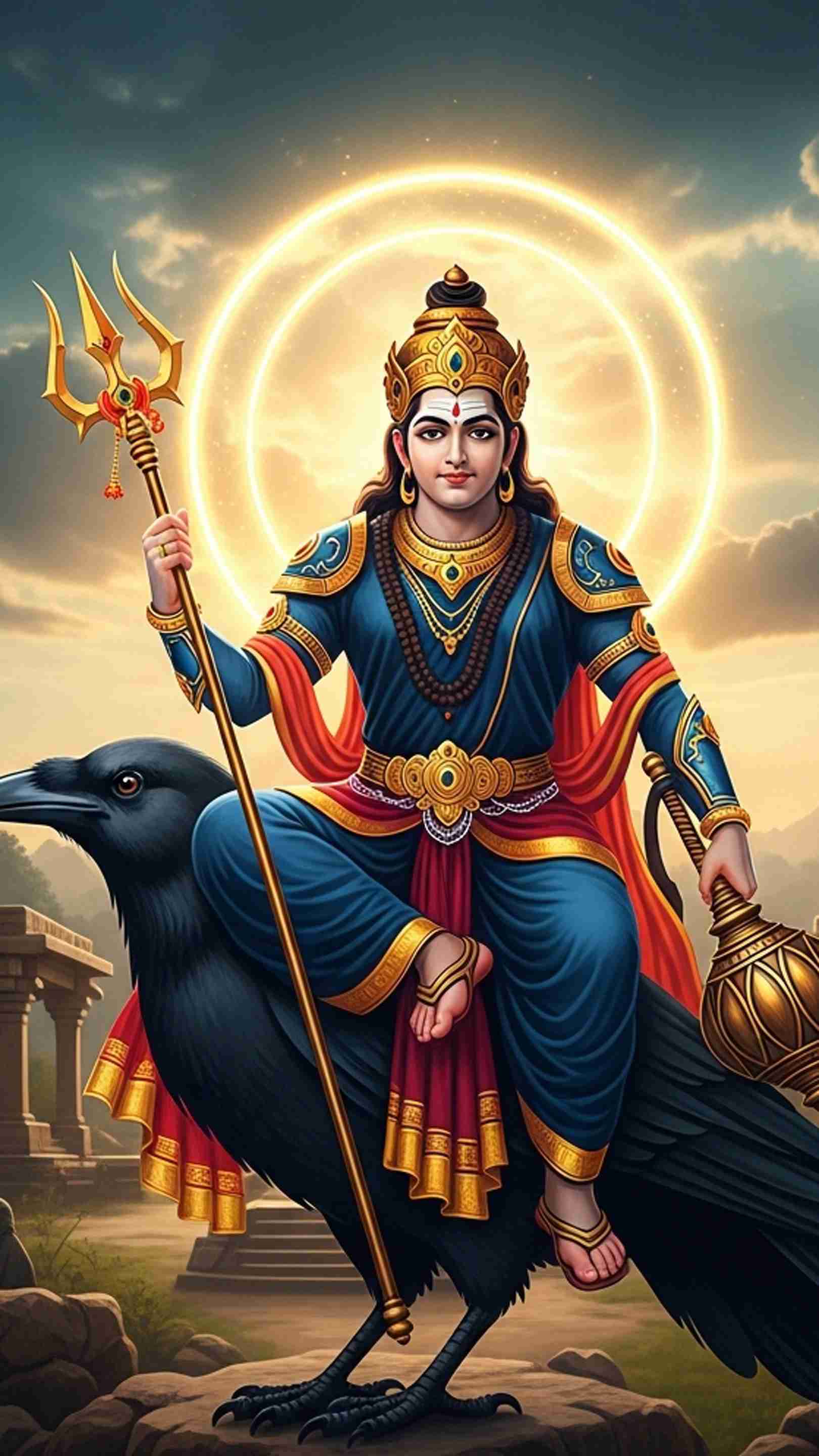 Shani Dev Mobile Wallpaper
