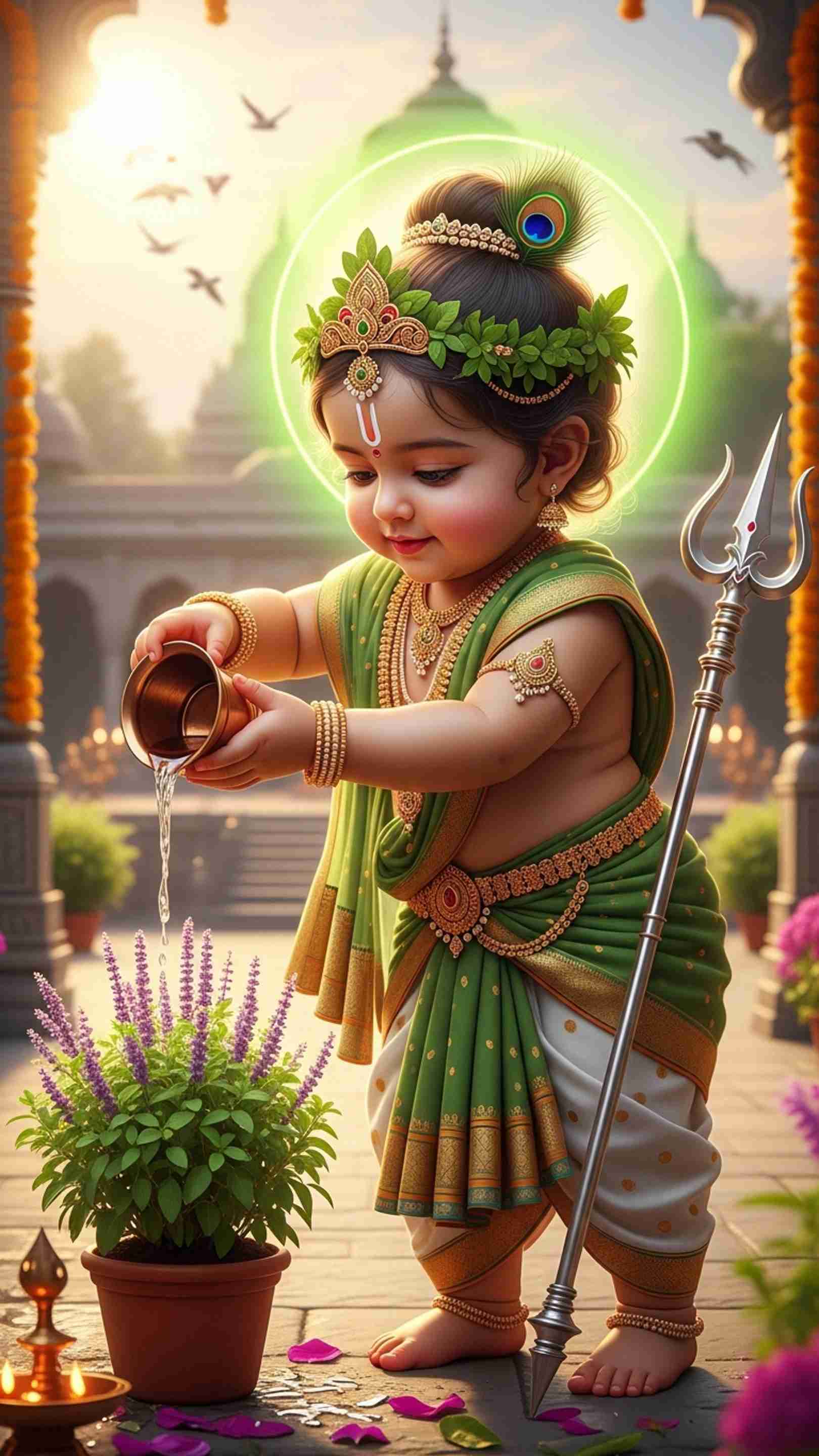 Cute Devi Mobile Wallpaper