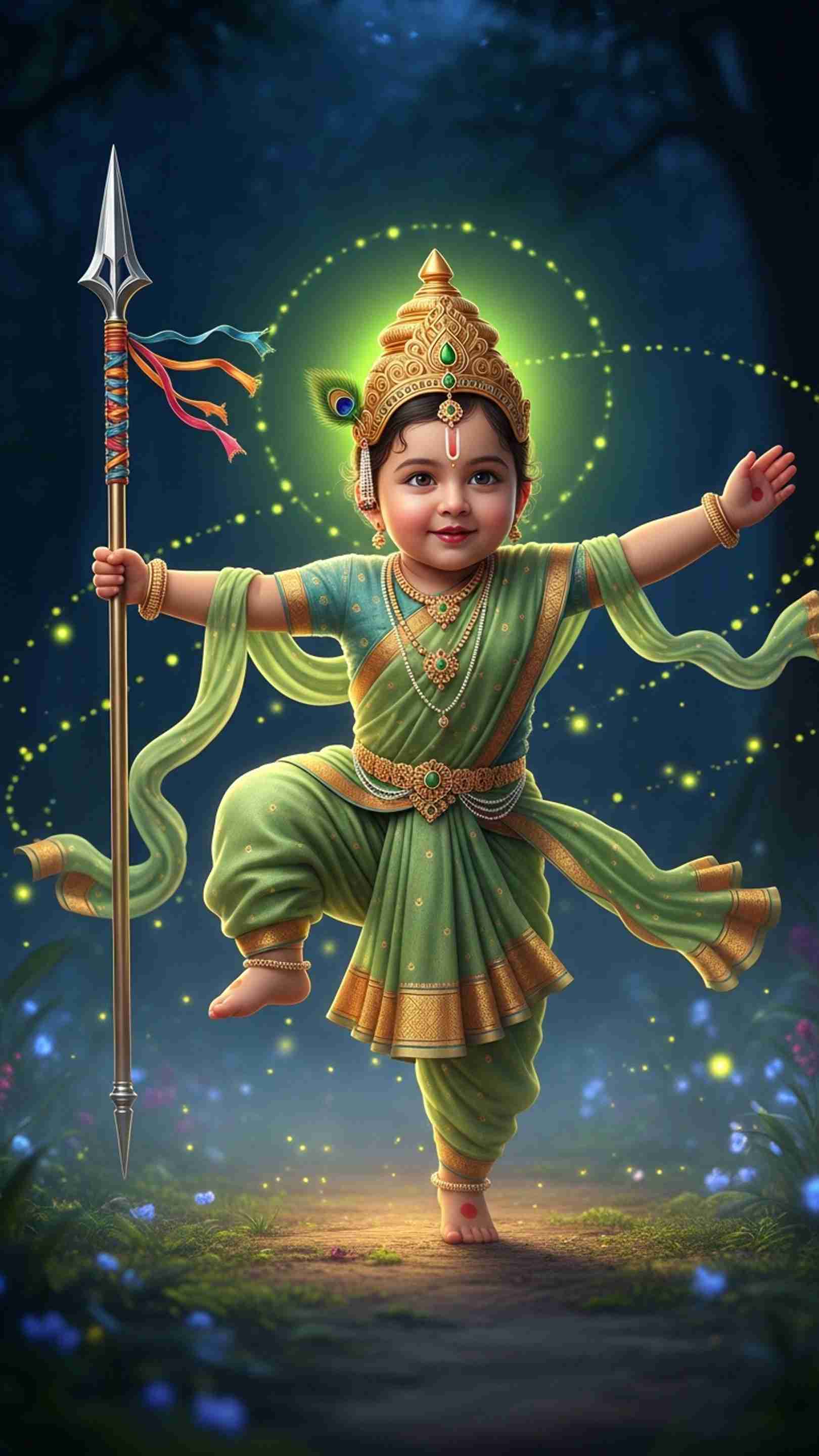 Cute Devi Mobile Wallpaper