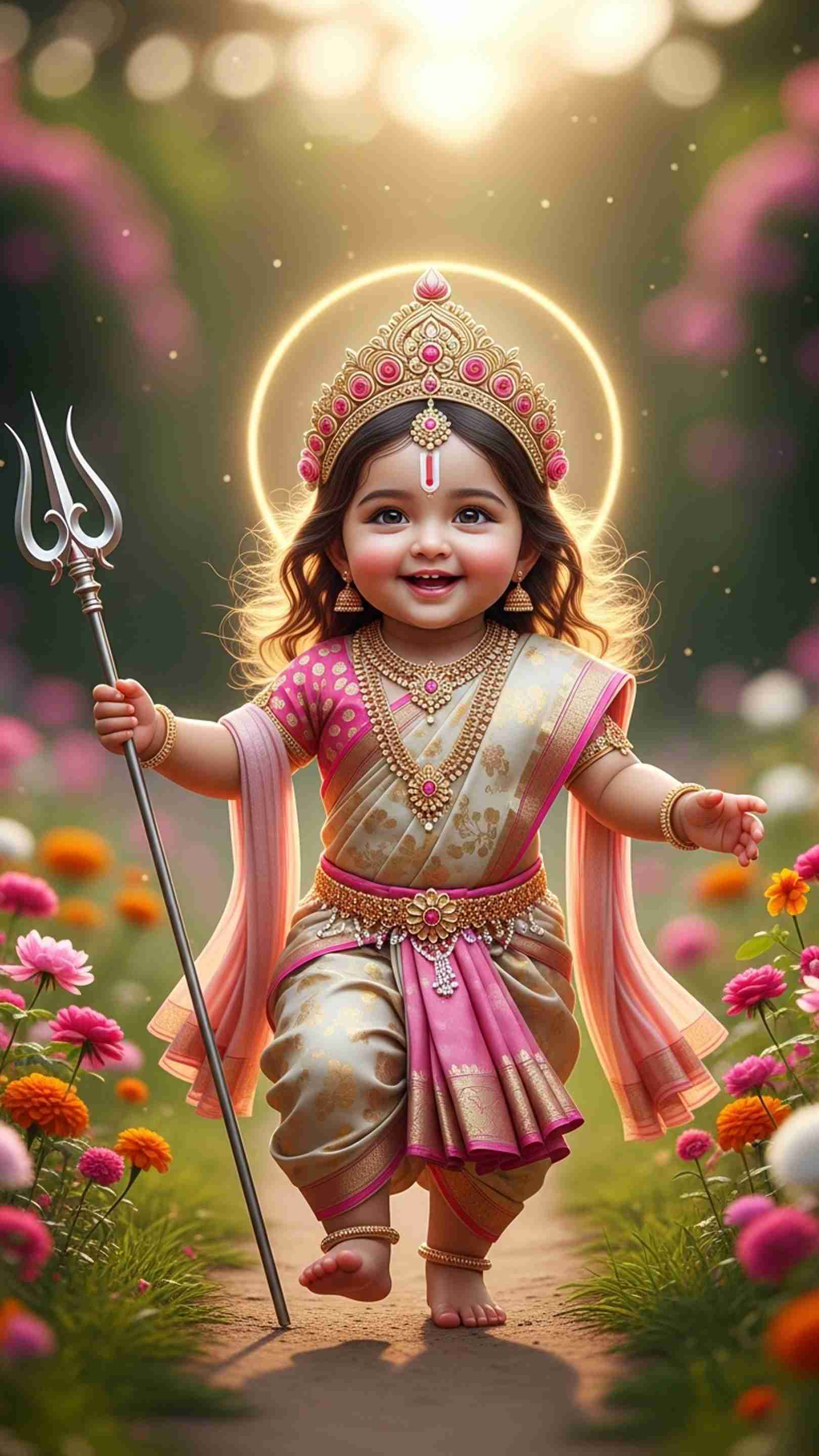 Cute Devi Mobile Wallpaper