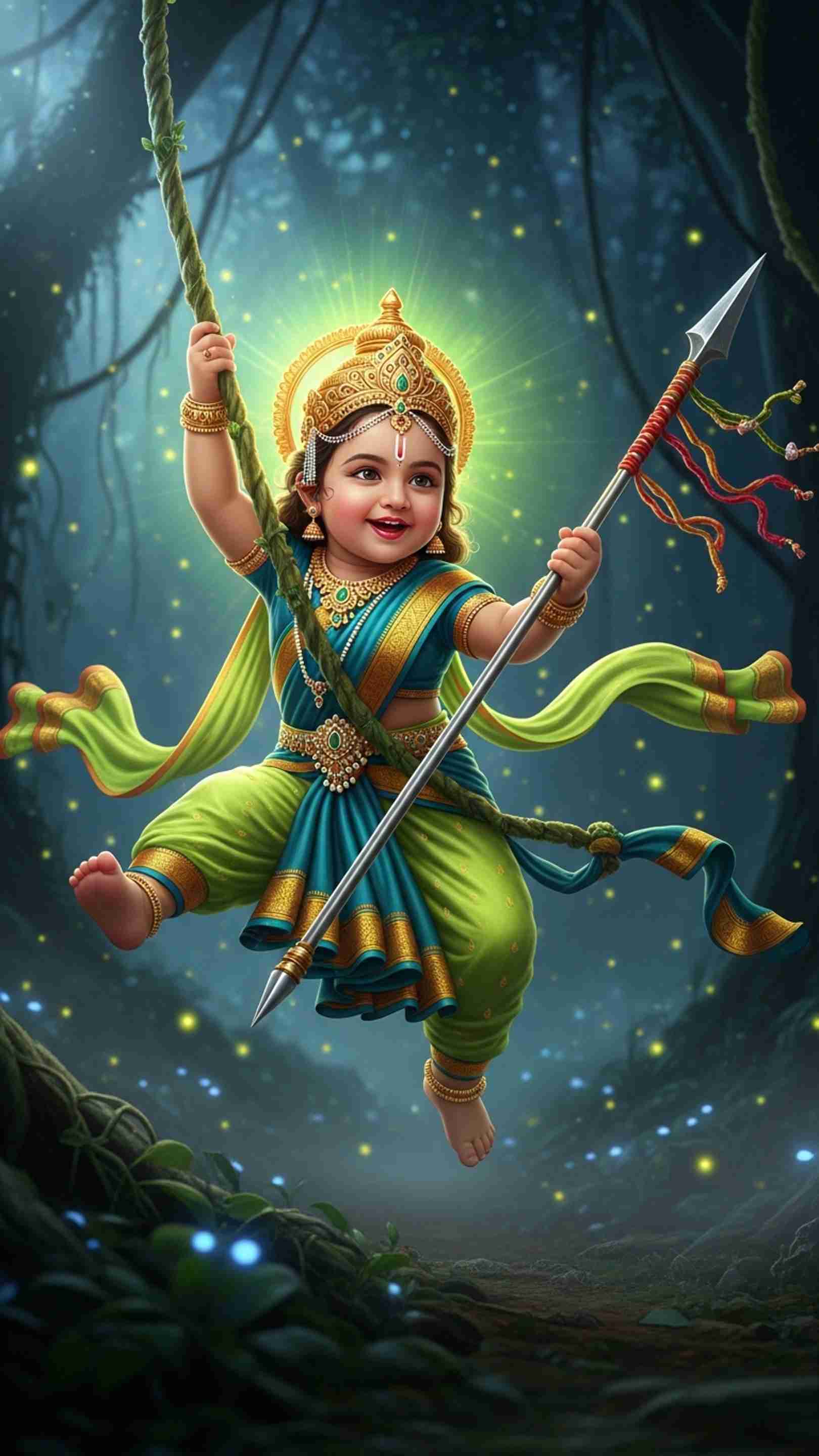 Cute Devi Mobile Wallpaper