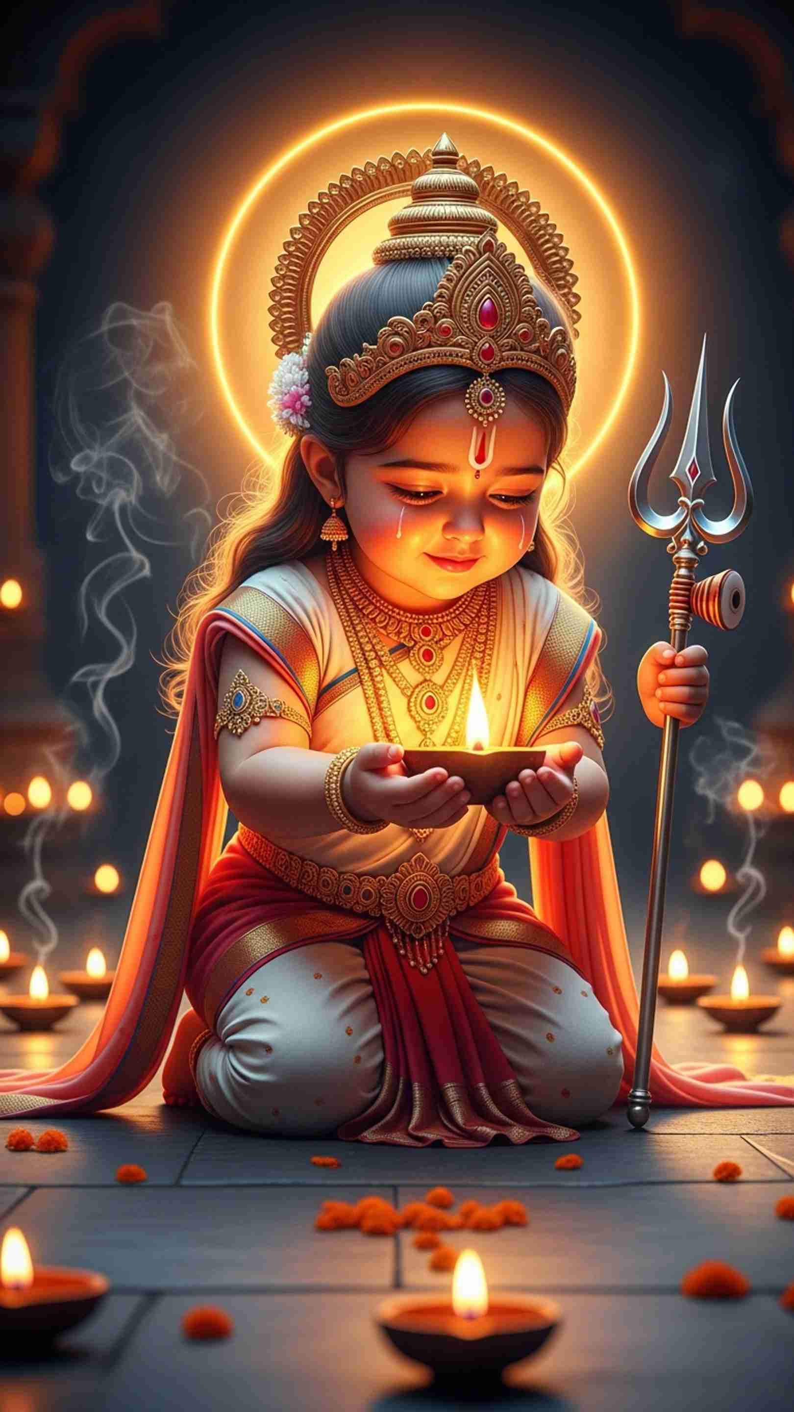 Cute Devi Mobile Wallpaper