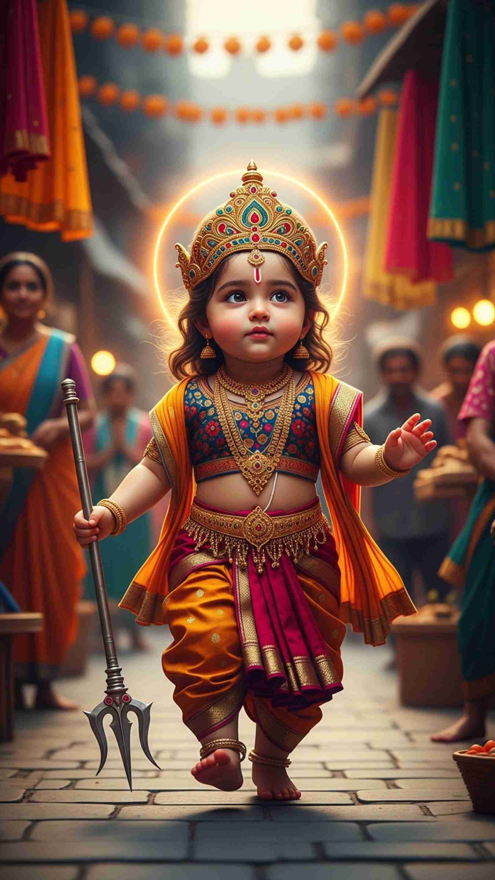 Cute Devi Mobile Wallpaper