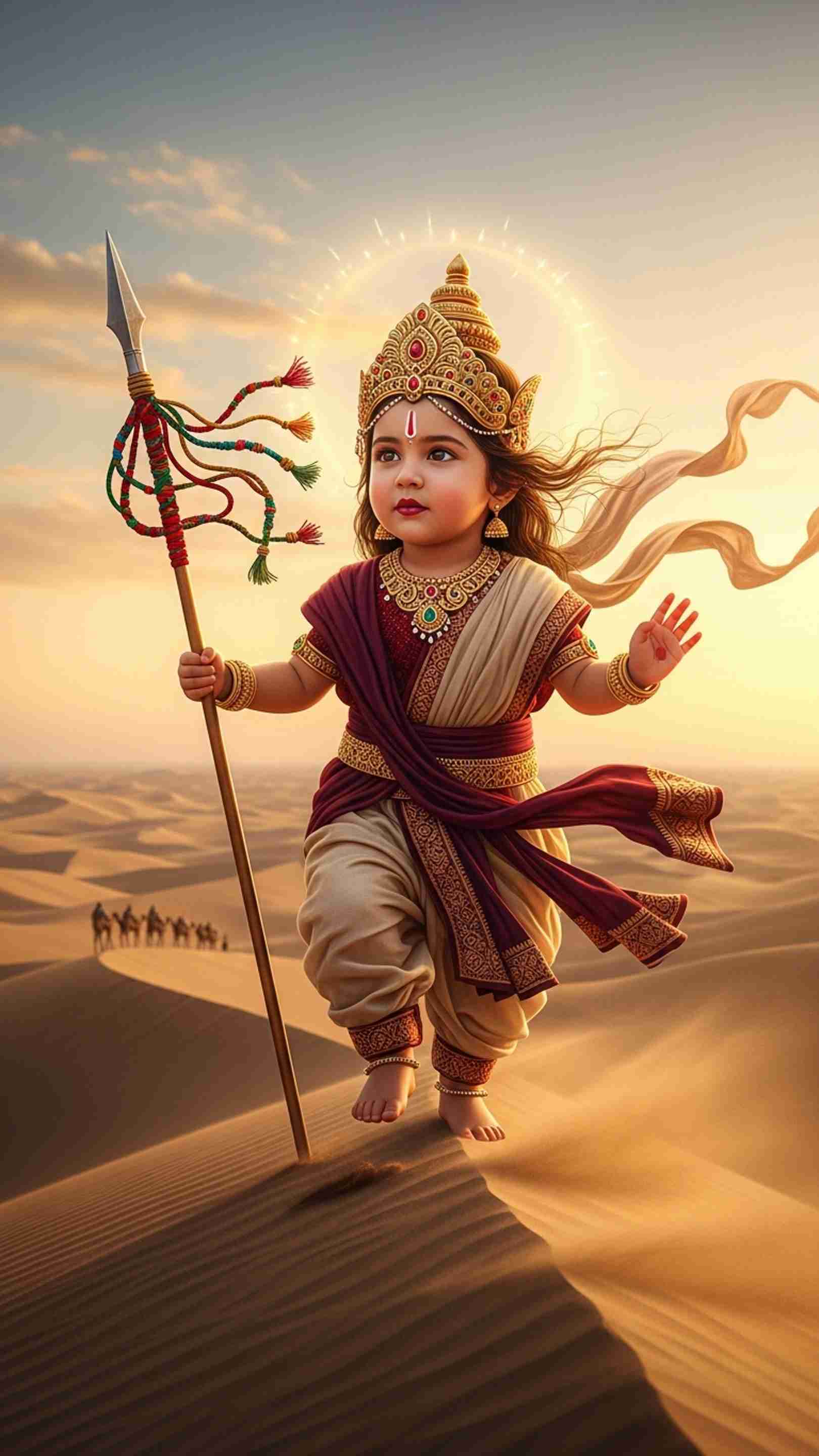 Cute Devi Mobile Wallpaper