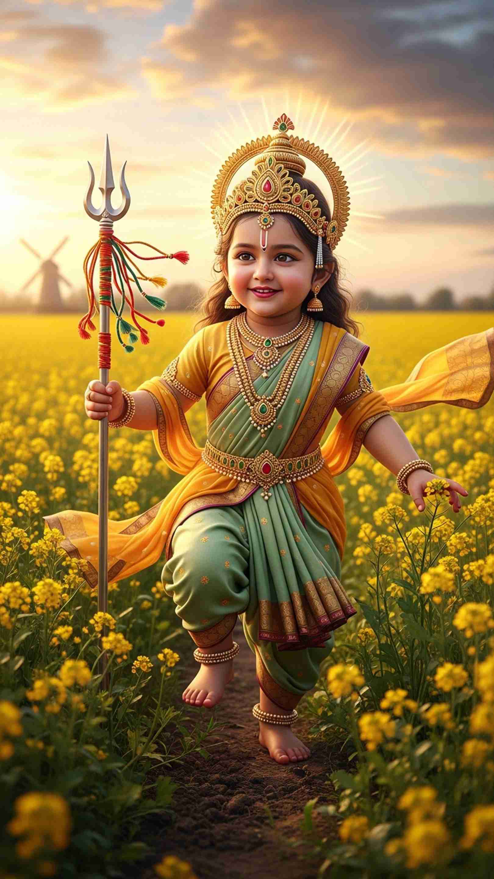 Cute Devi Mobile Wallpaper