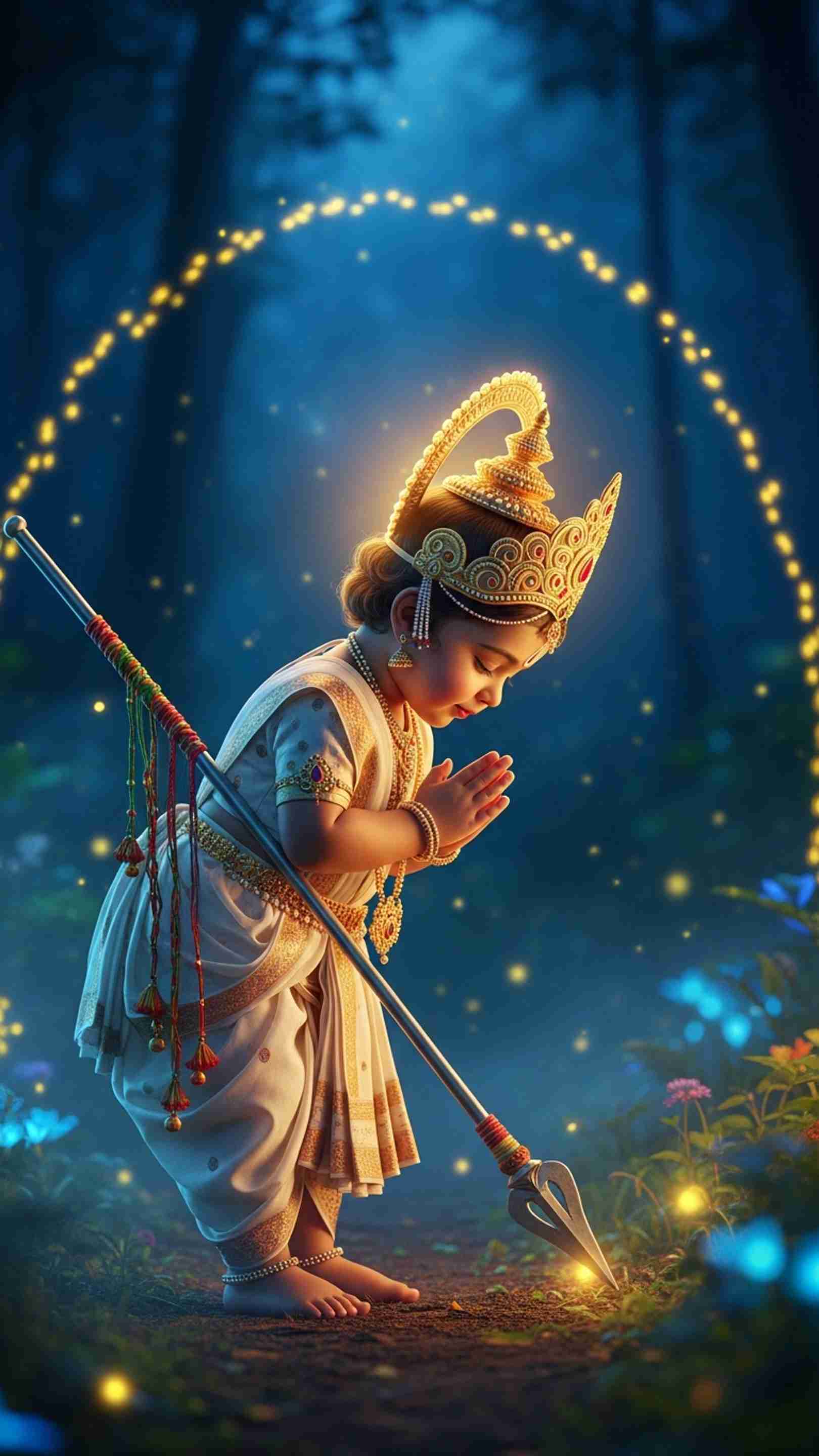 Cute Devi Mobile Wallpaper