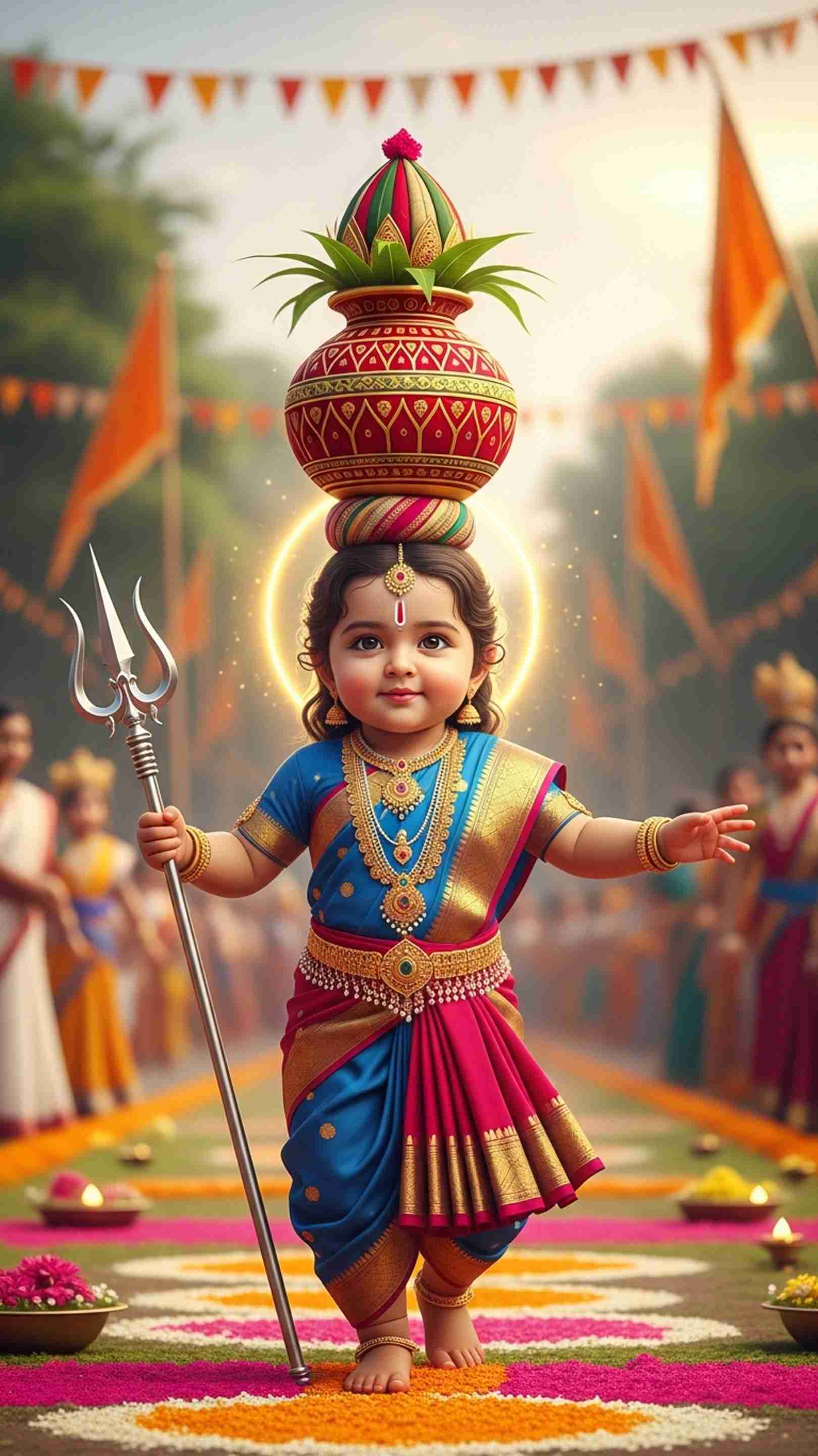 Cute Devi Mobile Wallpaper