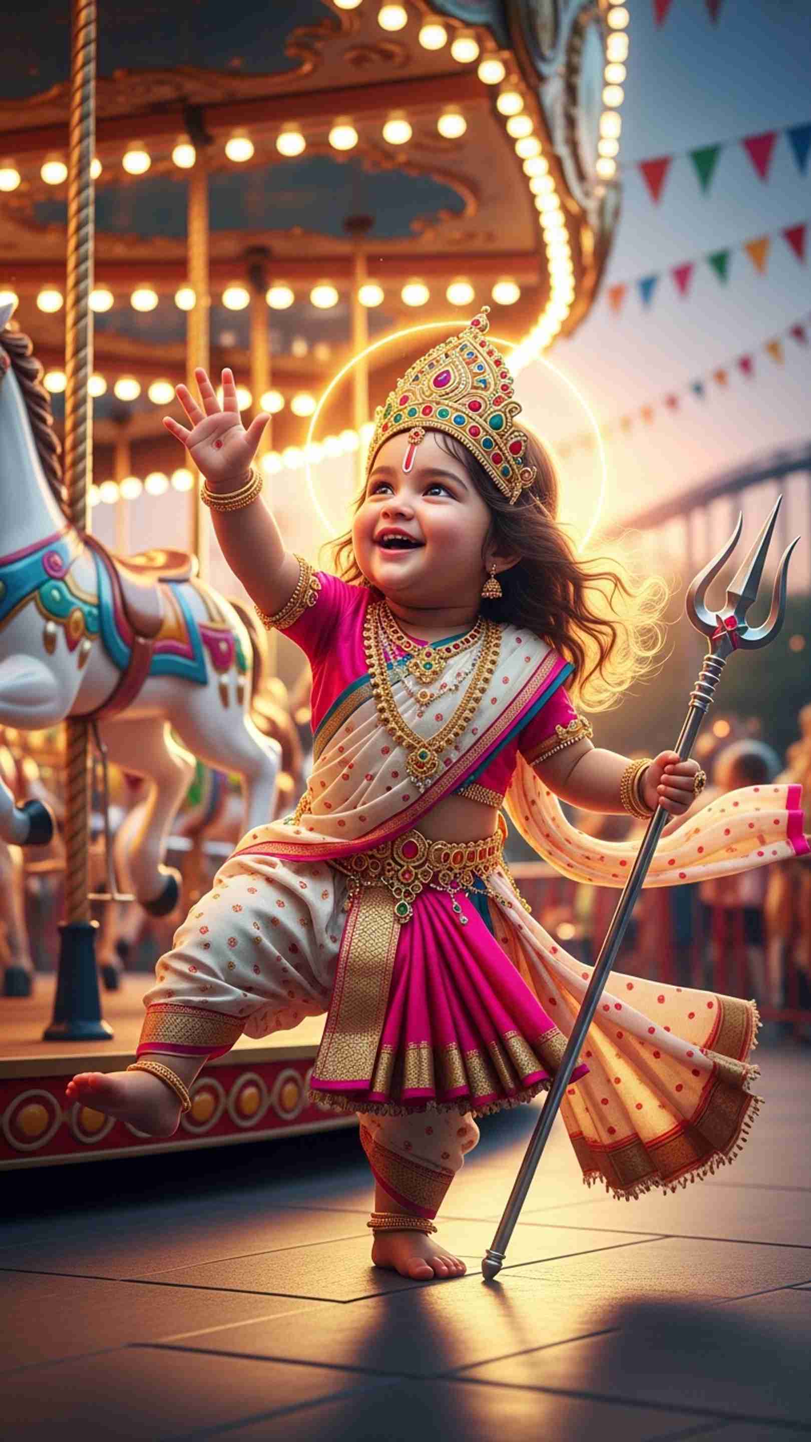 Cute Devi Mobile Wallpaper
