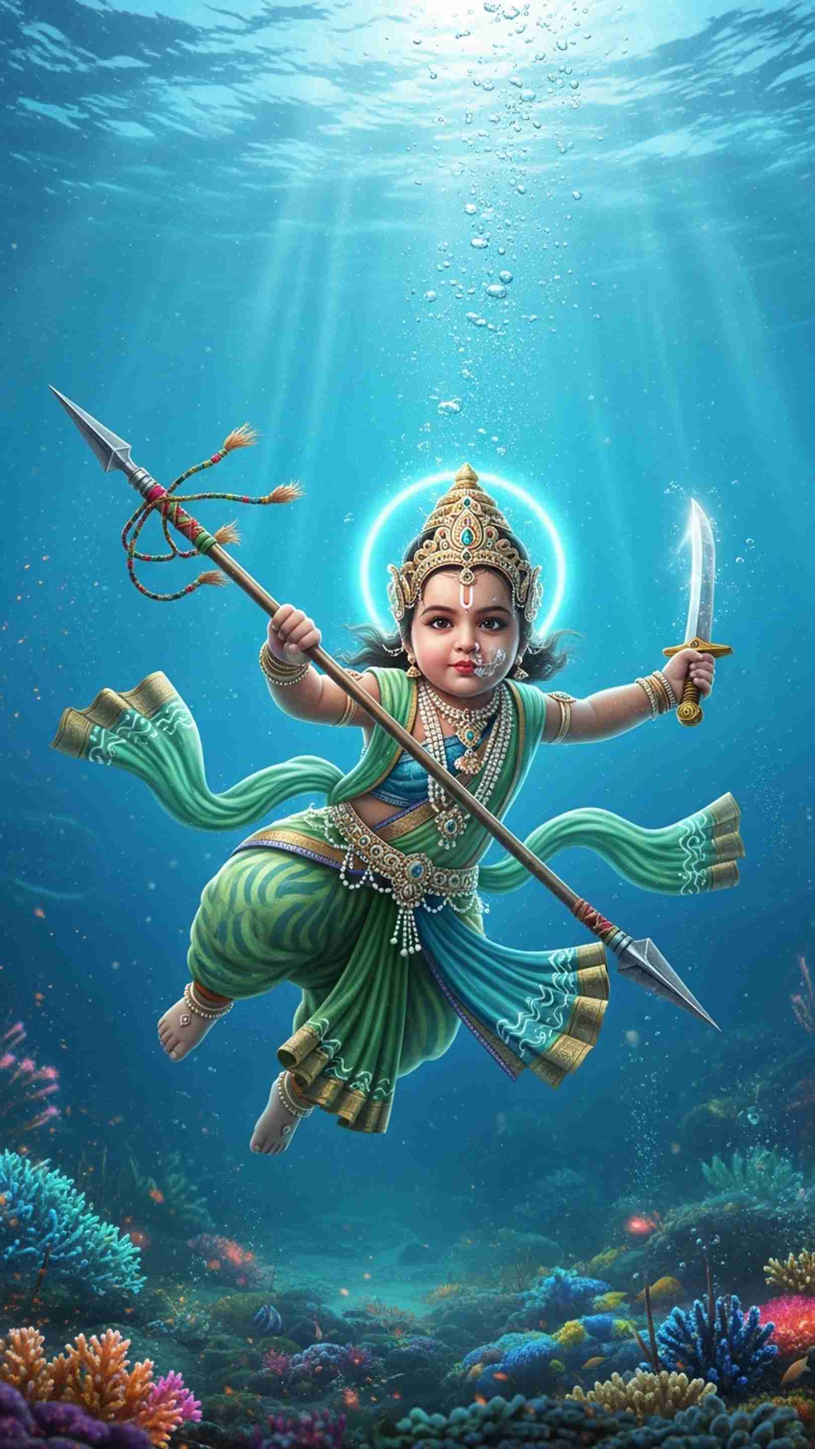 Cute Devi Mobile Wallpaper