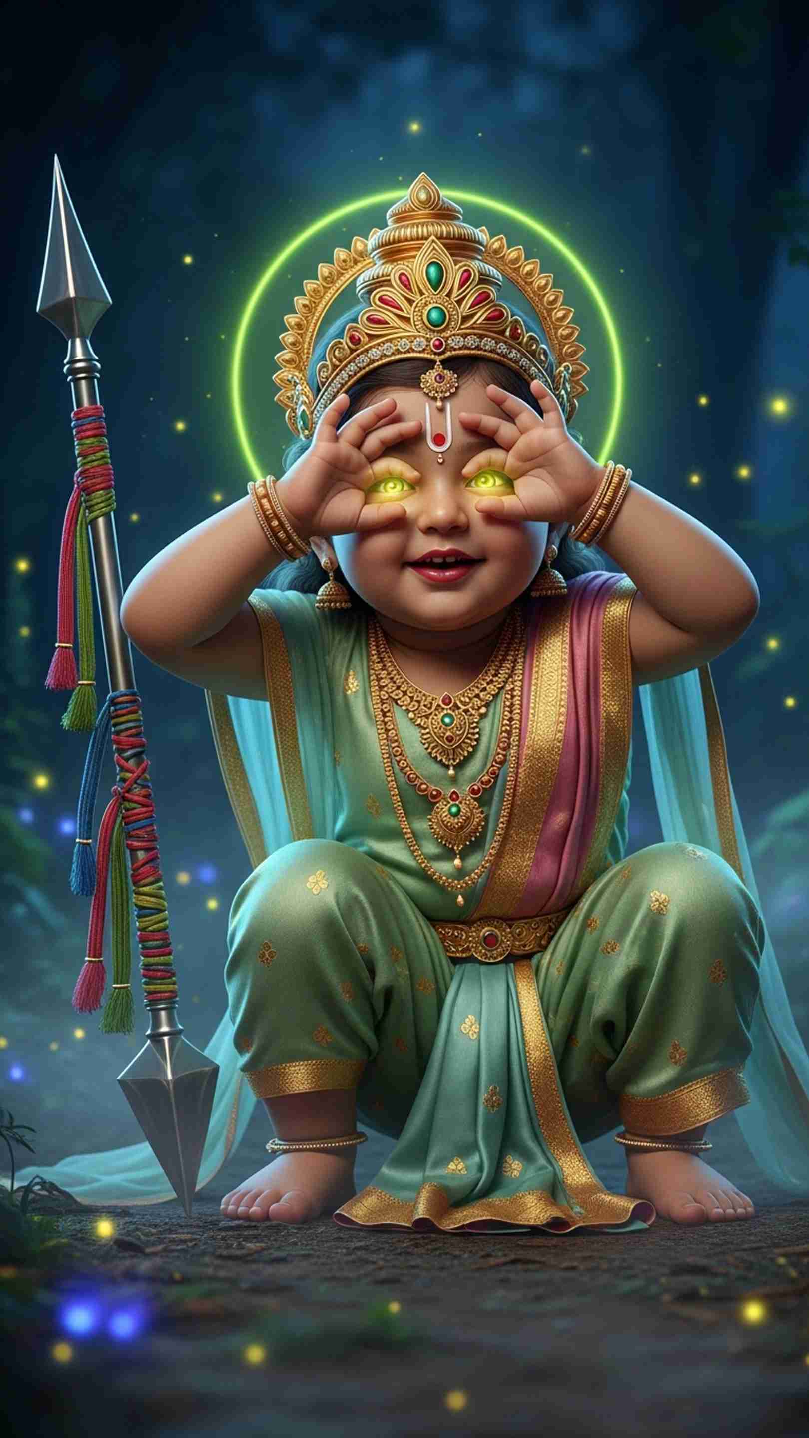 Cute Devi Mobile Wallpaper