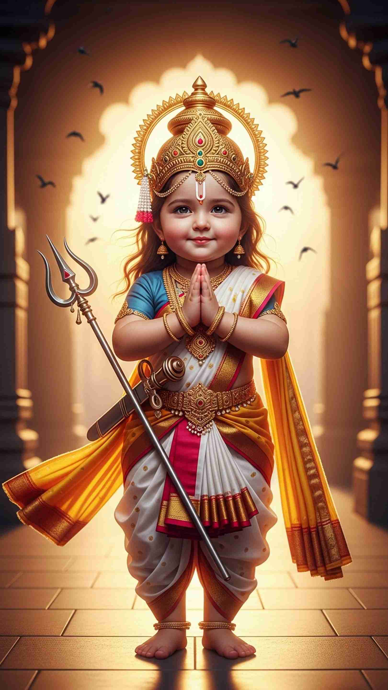 Cute Devi Mobile Wallpaper