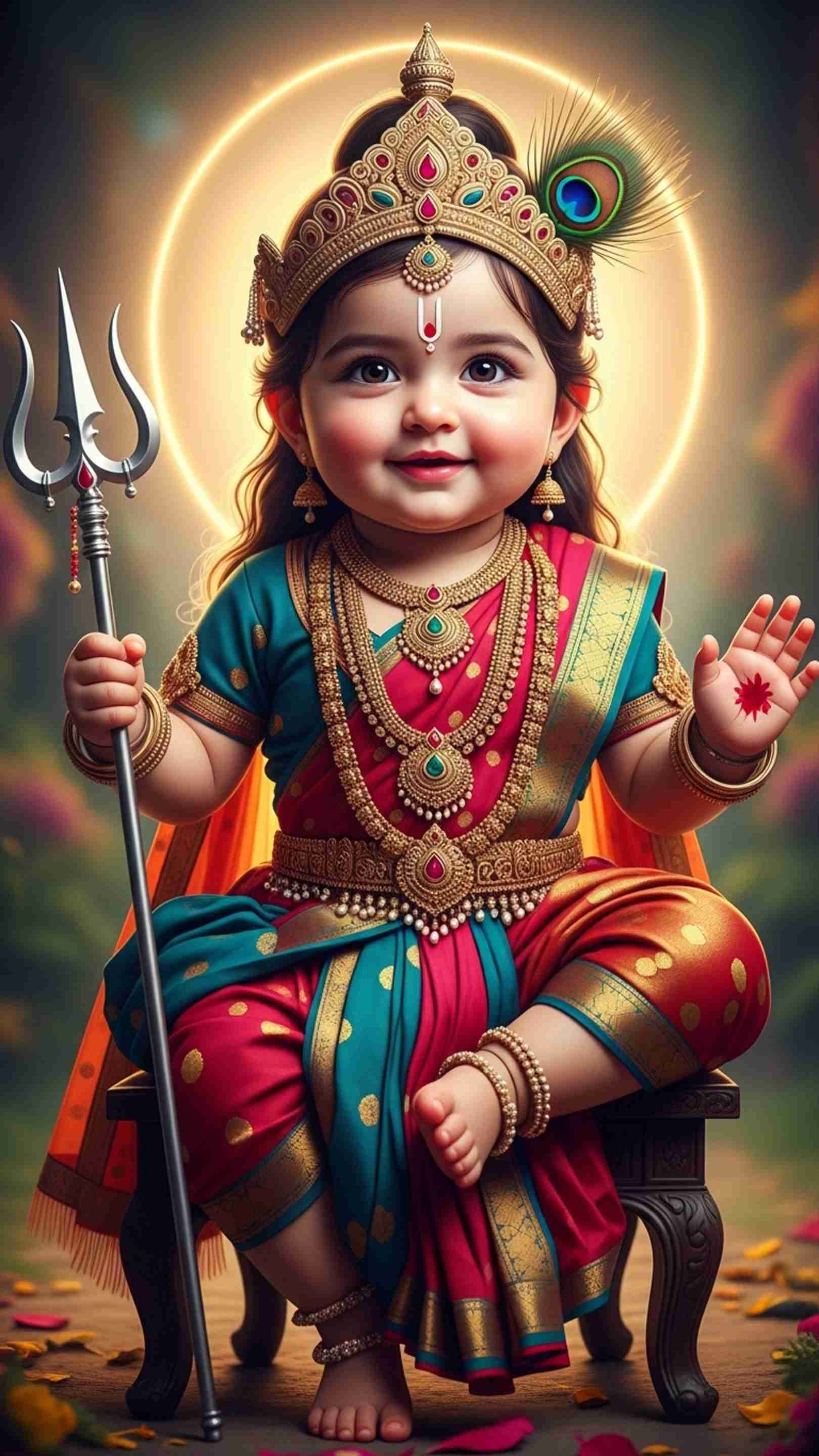 Cute Devi Mobile Wallpaper