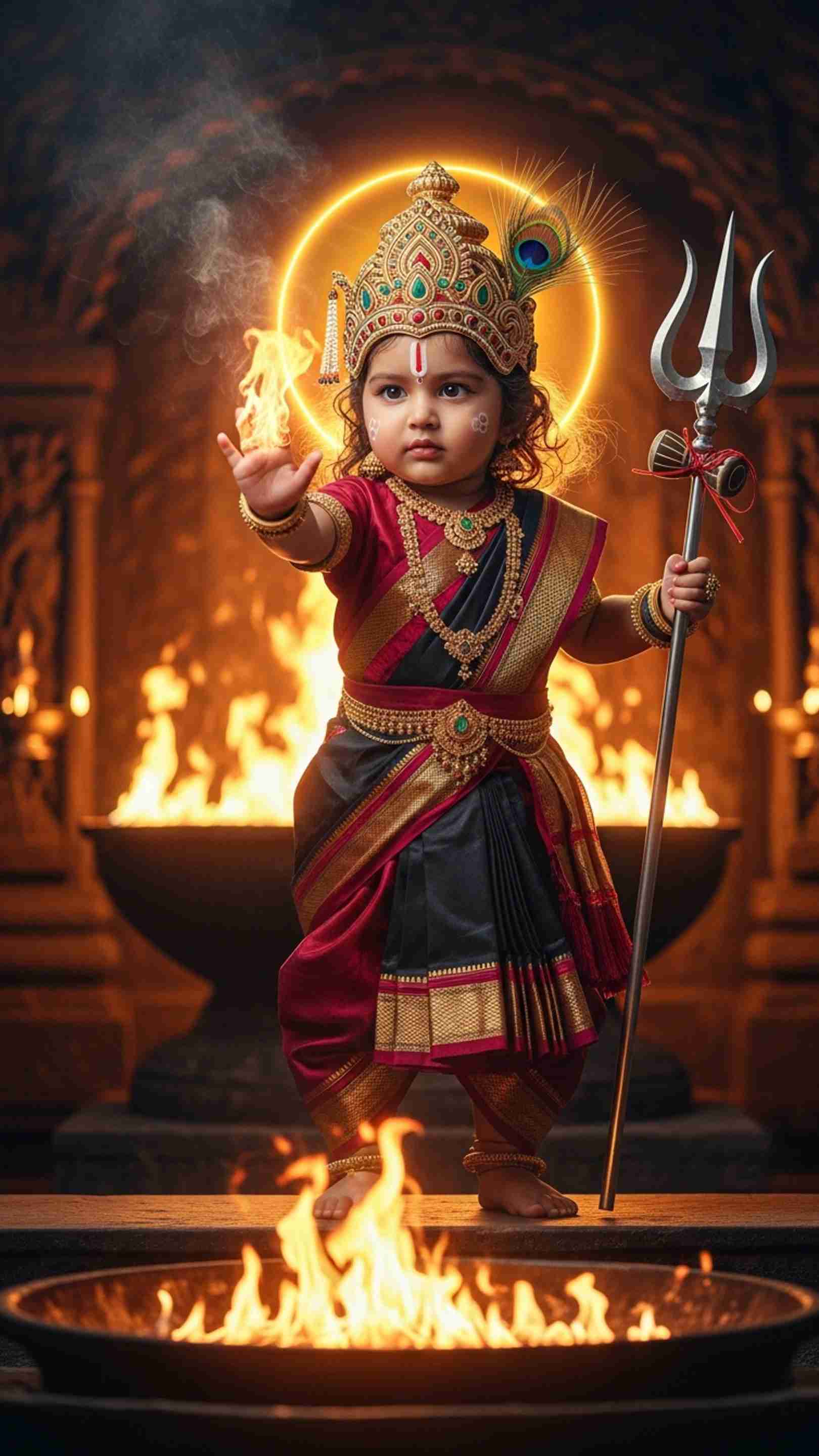 Cute Devi Mobile Wallpaper