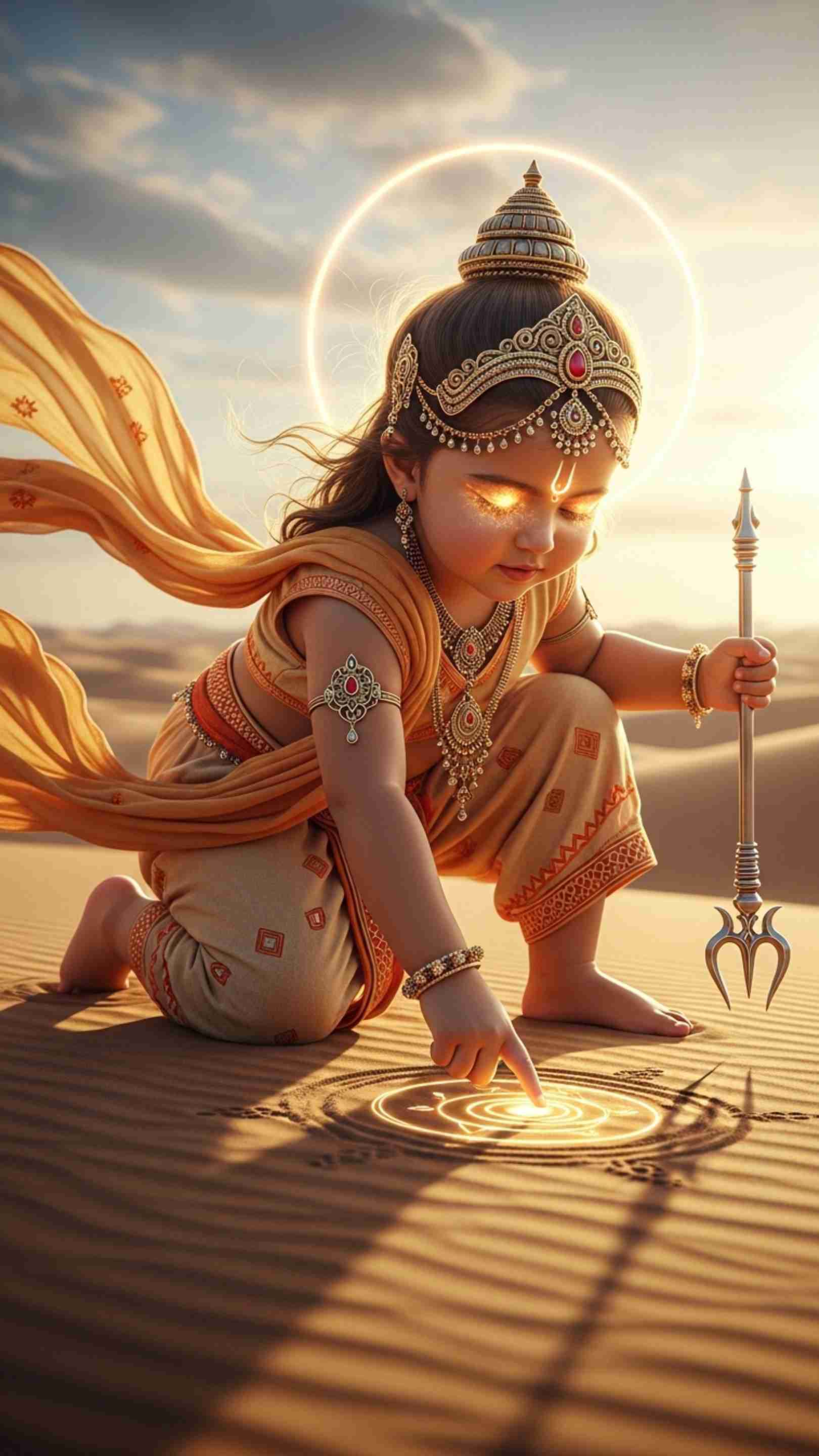 Cute Devi Mobile Wallpaper