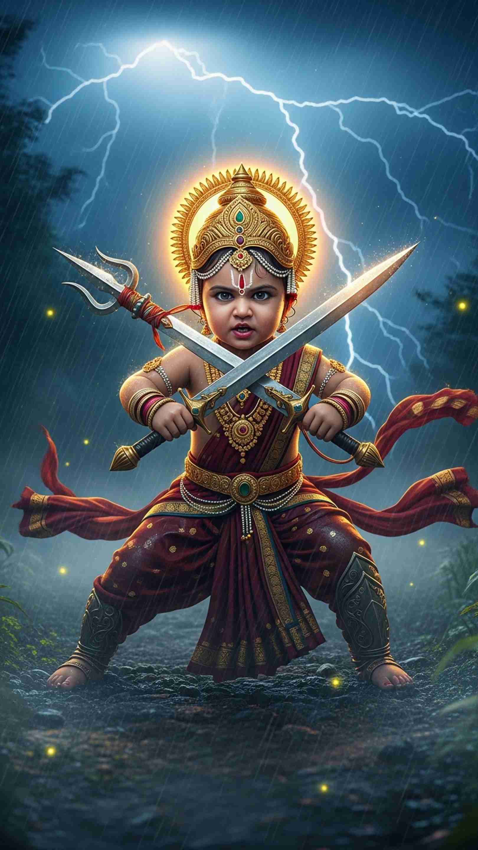 Cute Devi Mobile Wallpaper