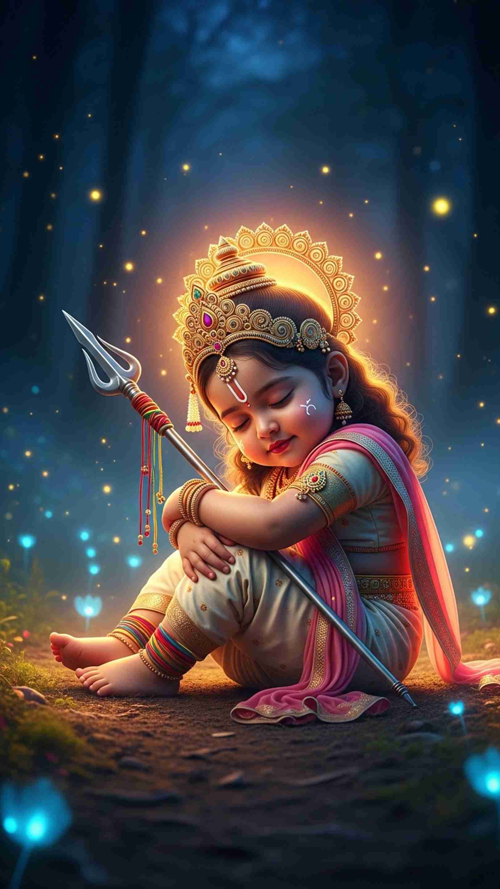 Cute Devi Mobile Wallpaper