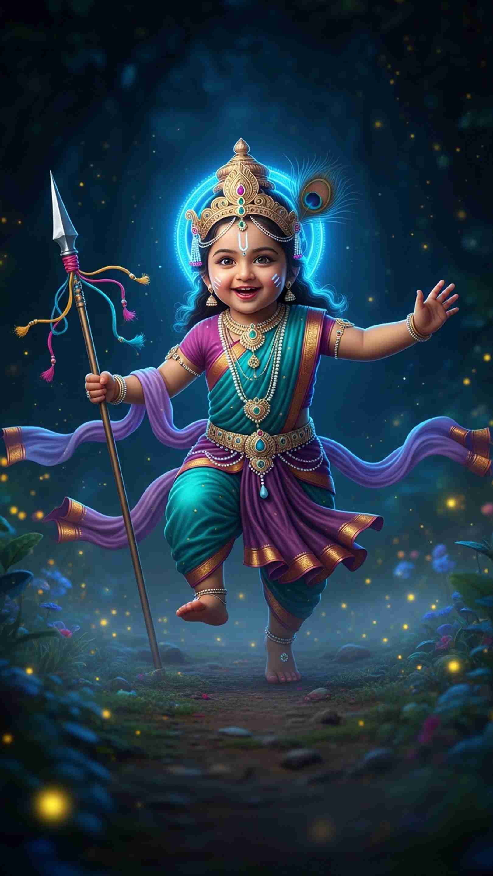 Cute Devi Mobile Wallpaper