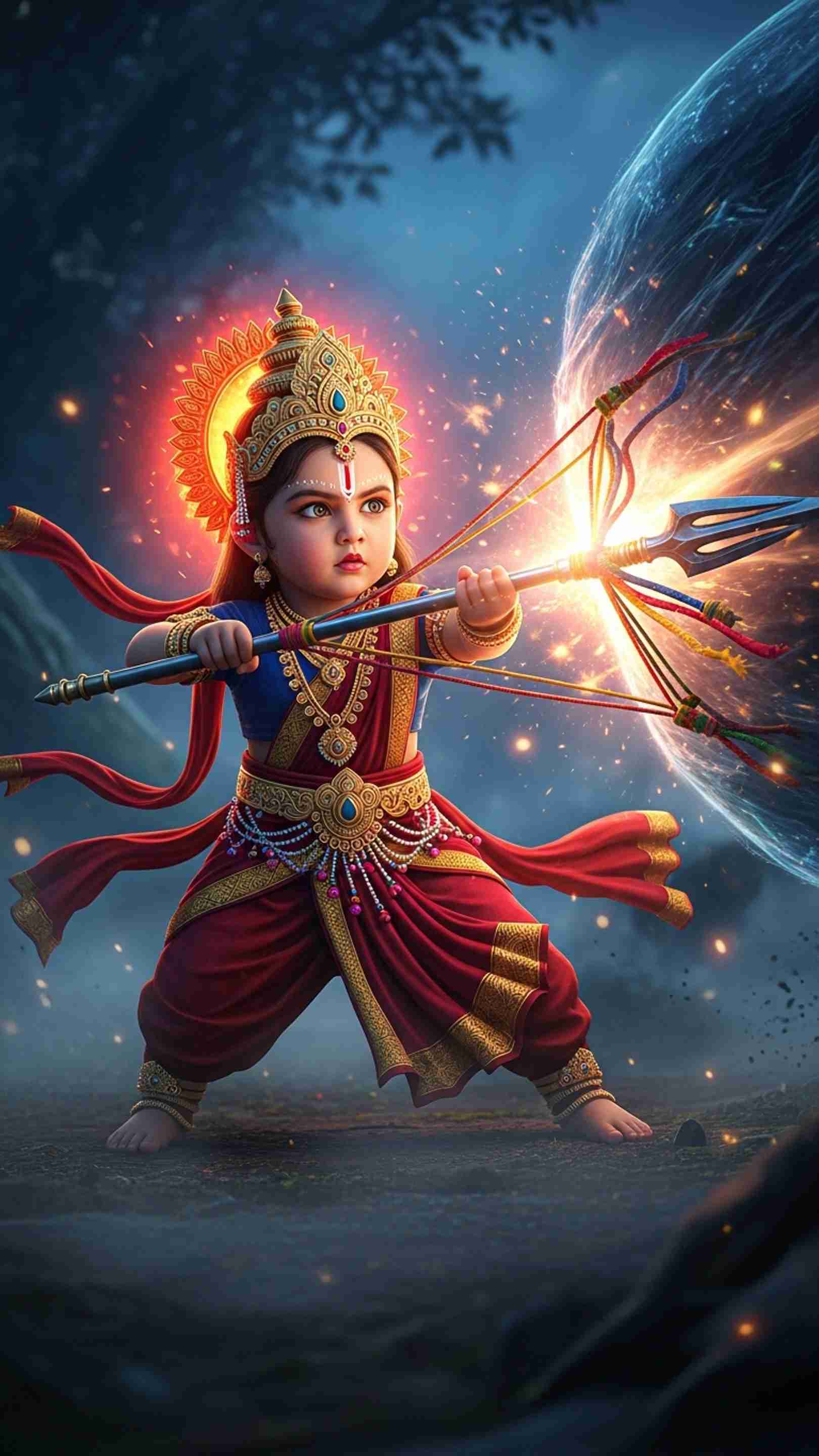 Cute Devi Mobile Wallpaper