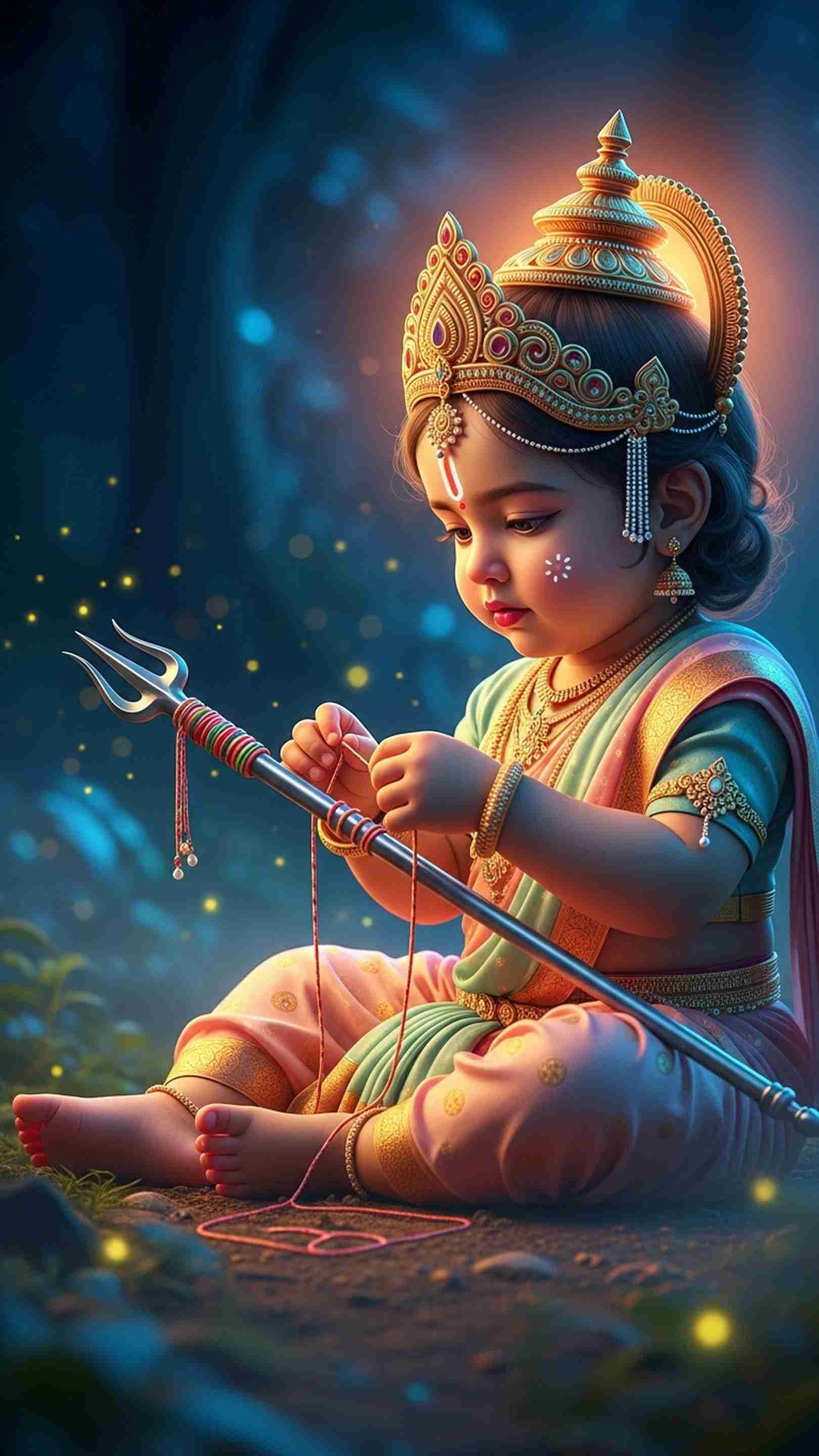 Cute Devi Mobile Wallpaper