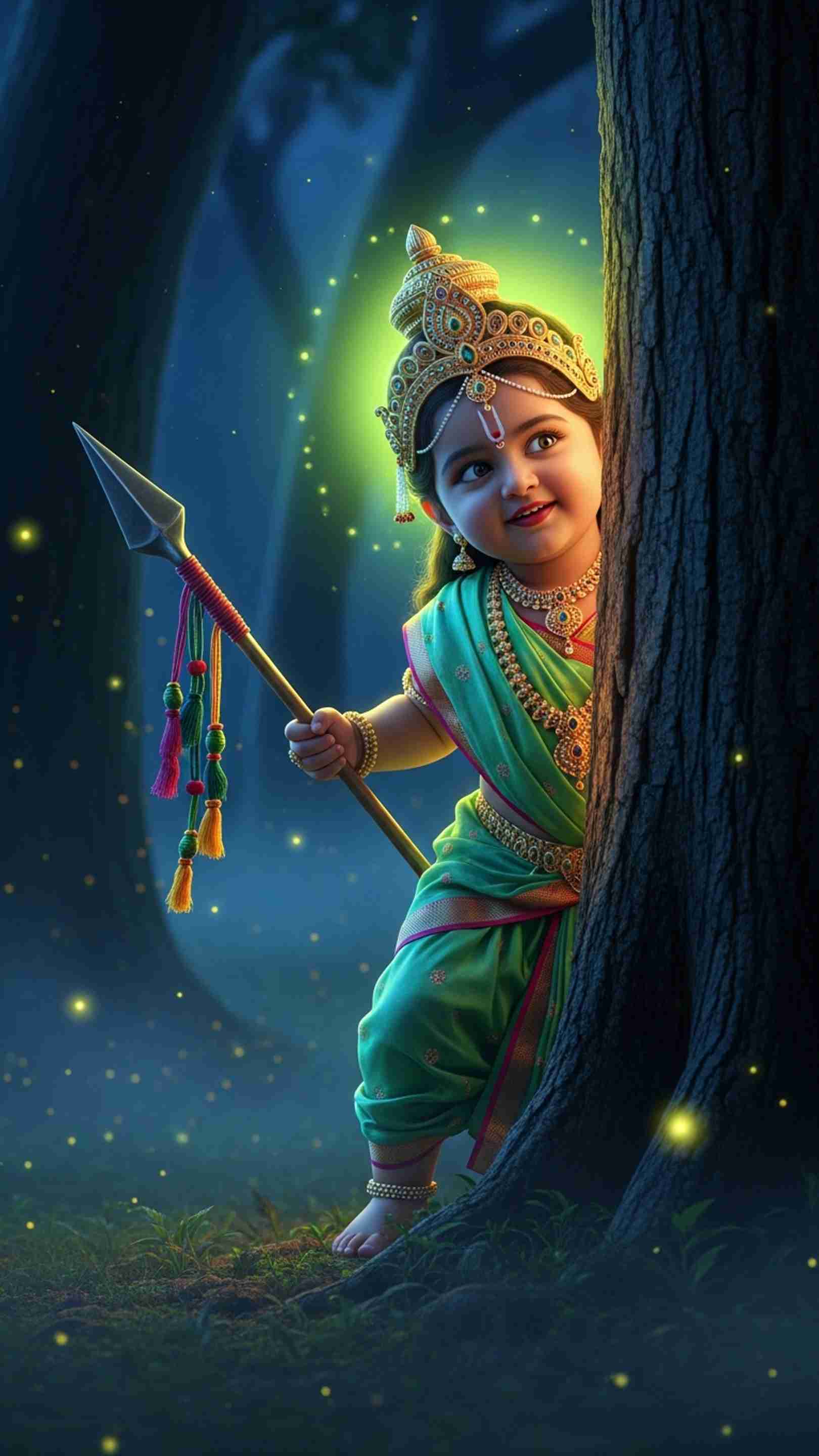 Cute Devi Mobile Wallpaper
