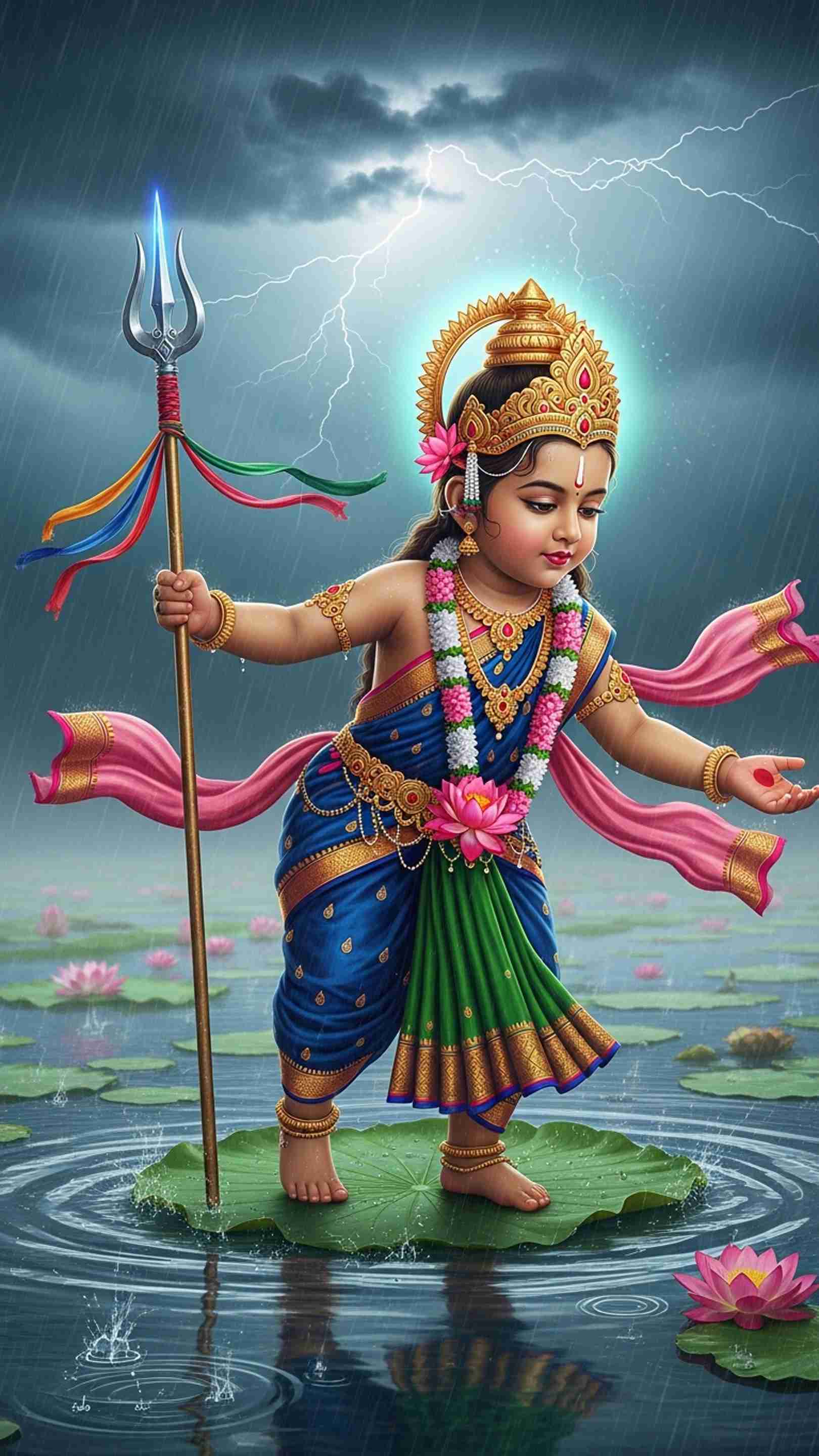 Cute Devi Mobile Wallpaper