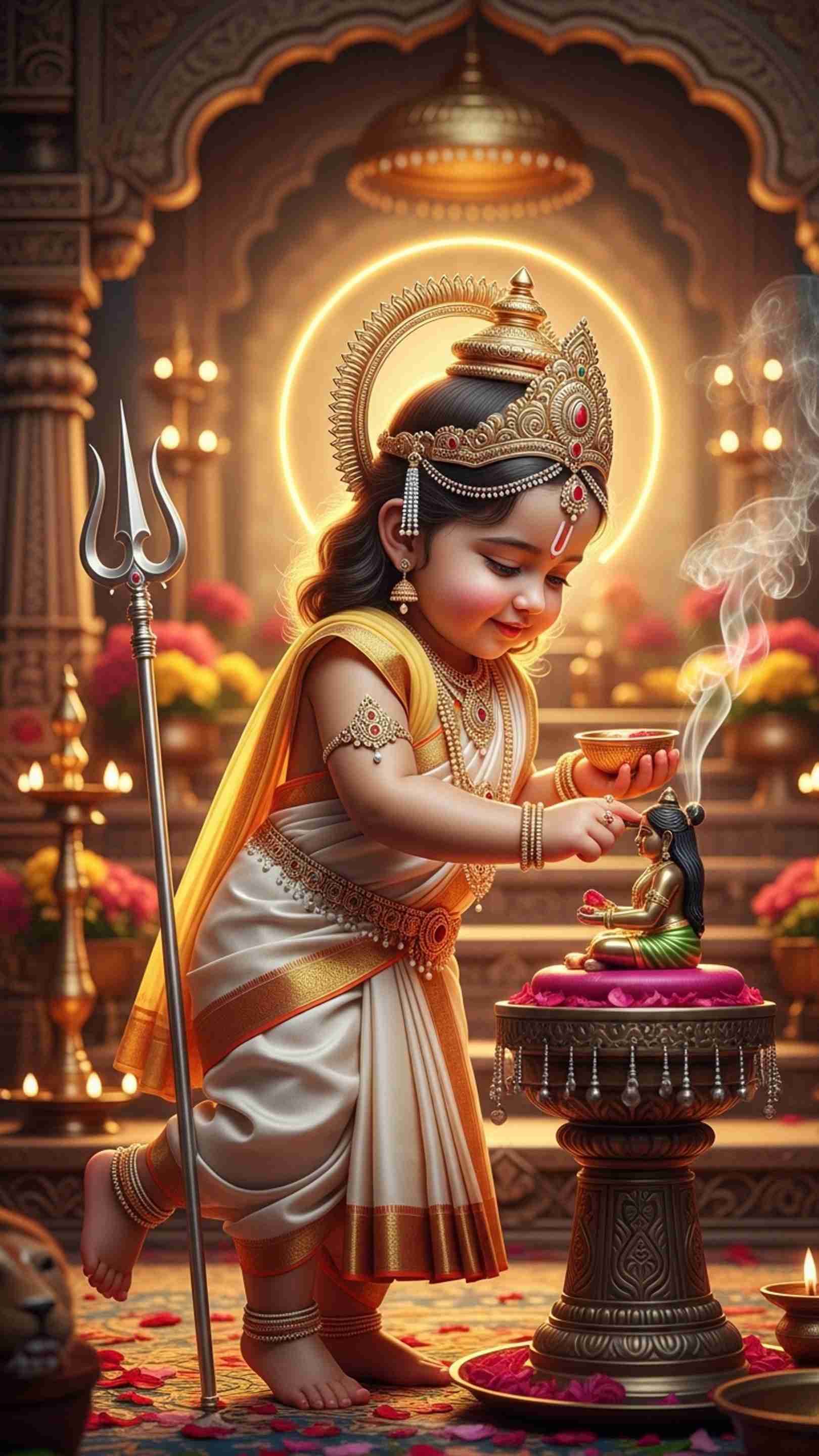 Cute Devi Mobile Wallpaper