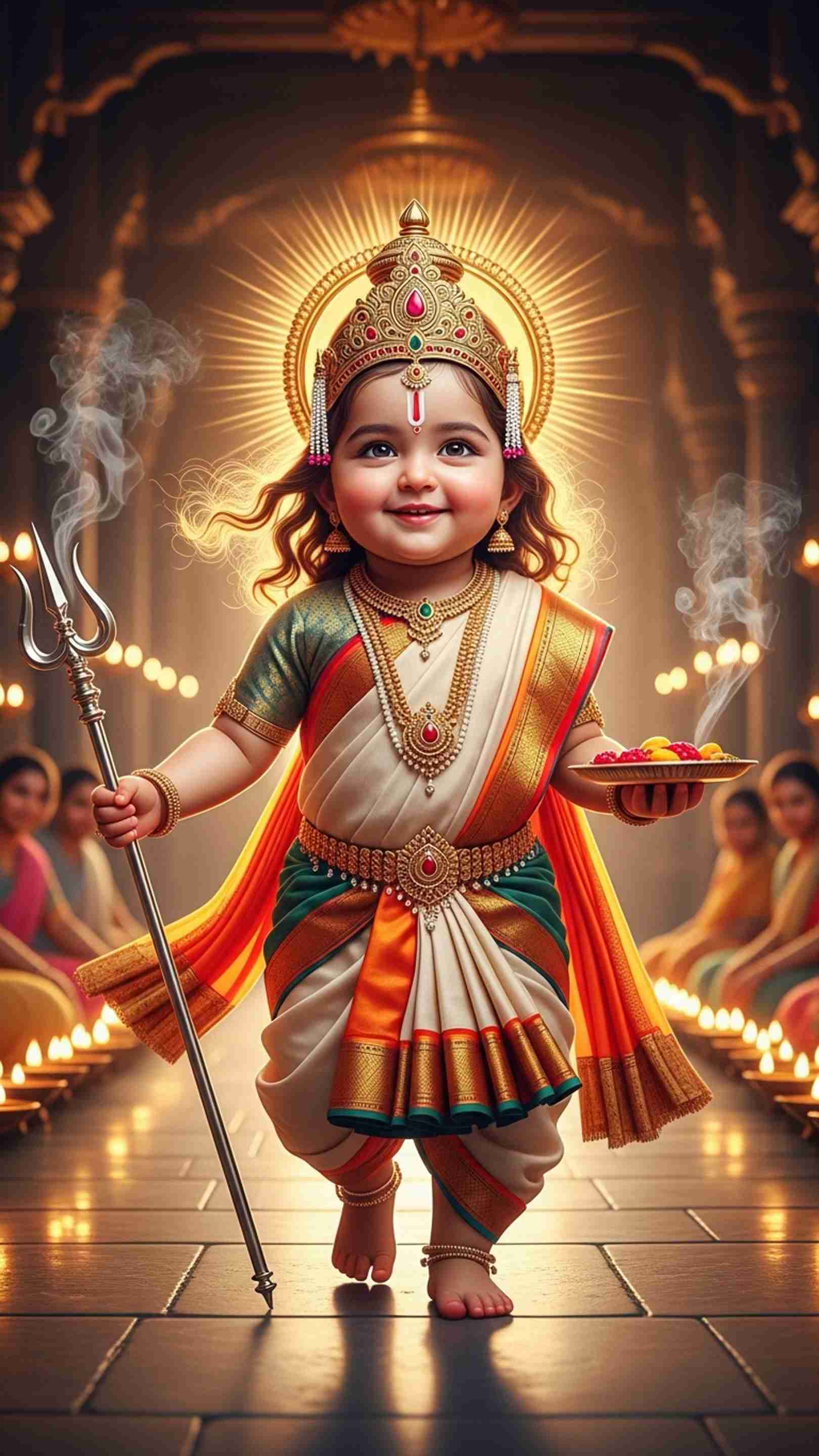 Cute Devi Mobile Wallpaper