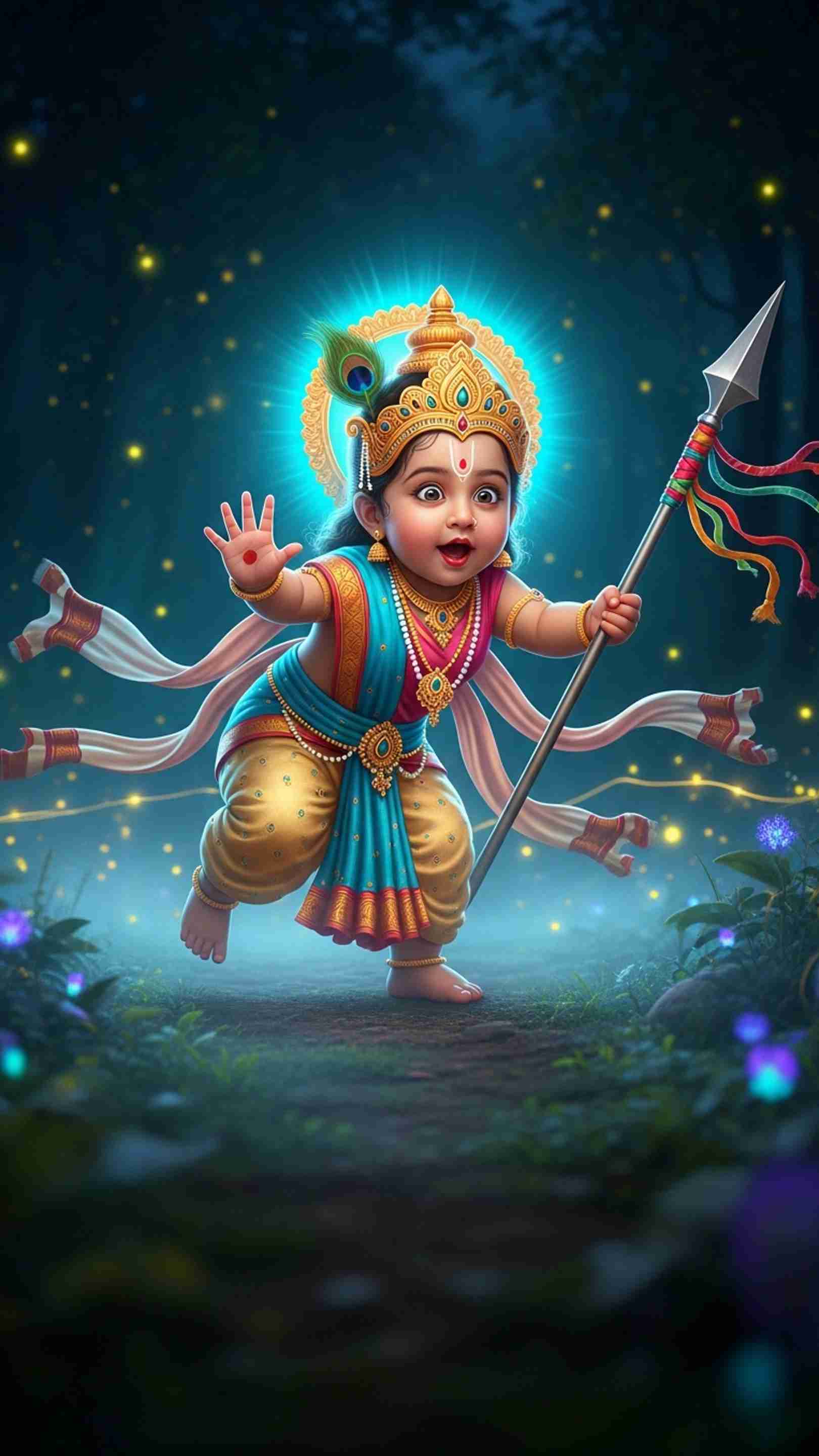 Cute Devi Mobile Wallpaper