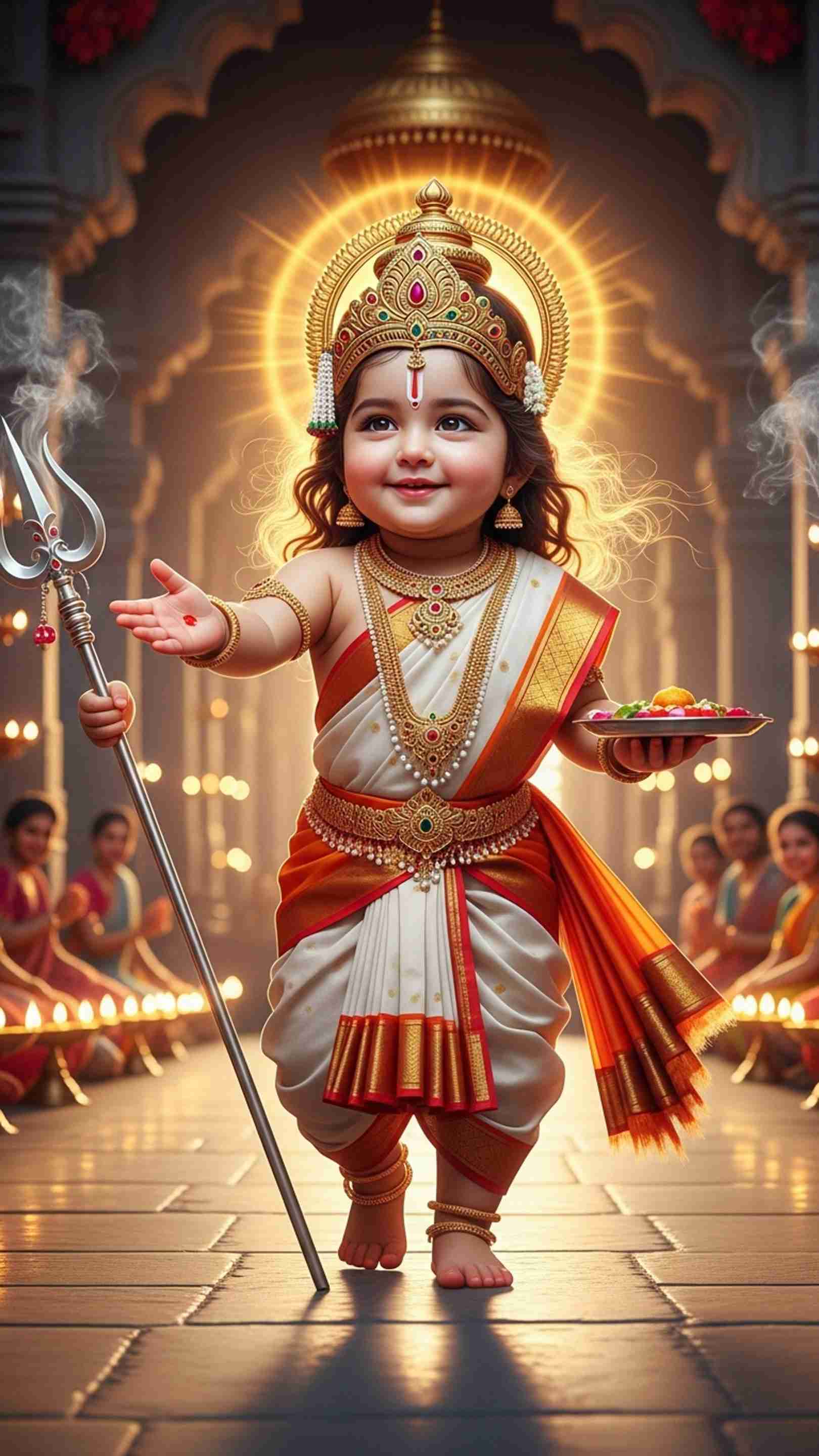 Cute Devi Mobile Wallpaper