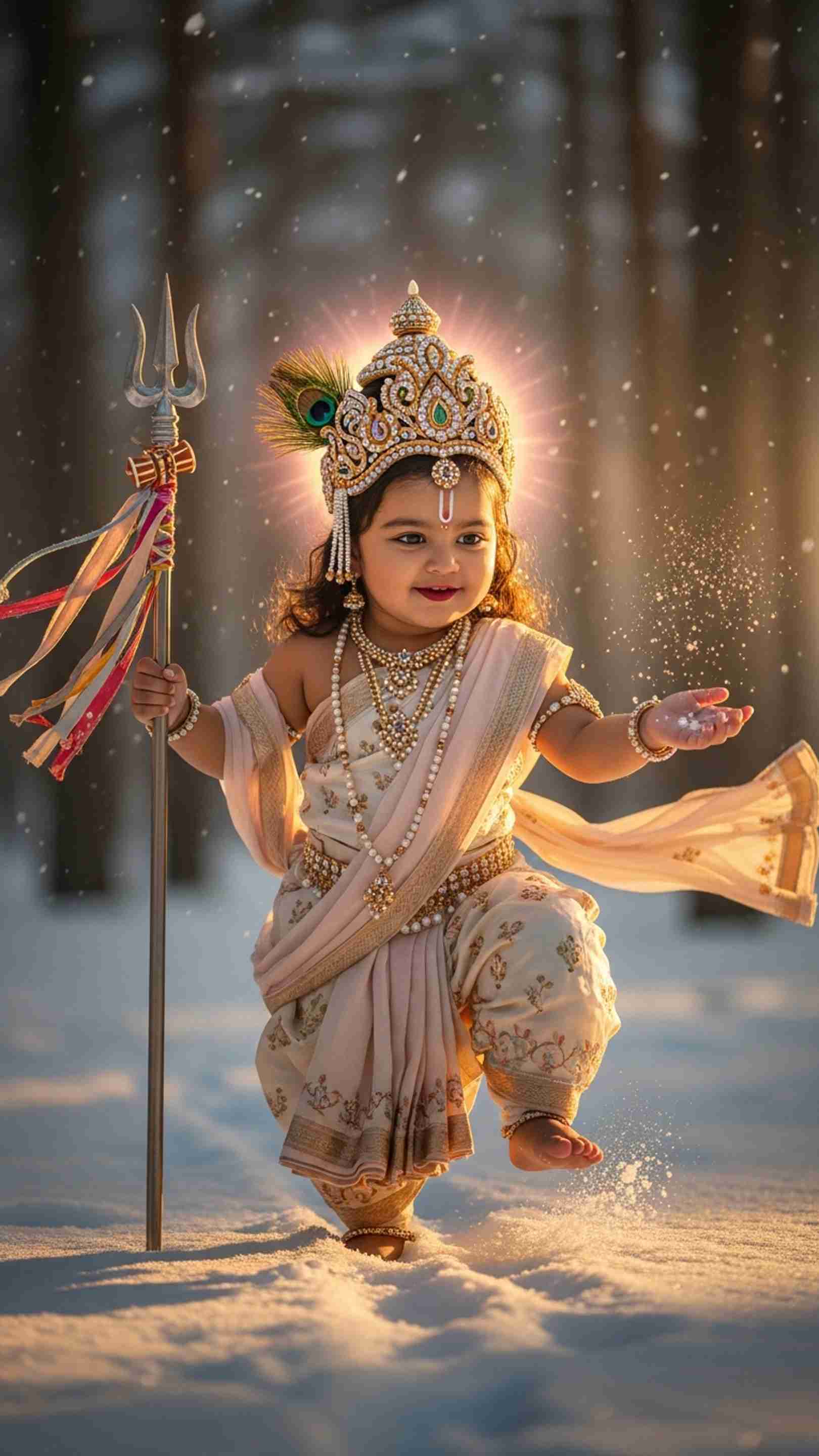 Cute Devi Mobile Wallpaper