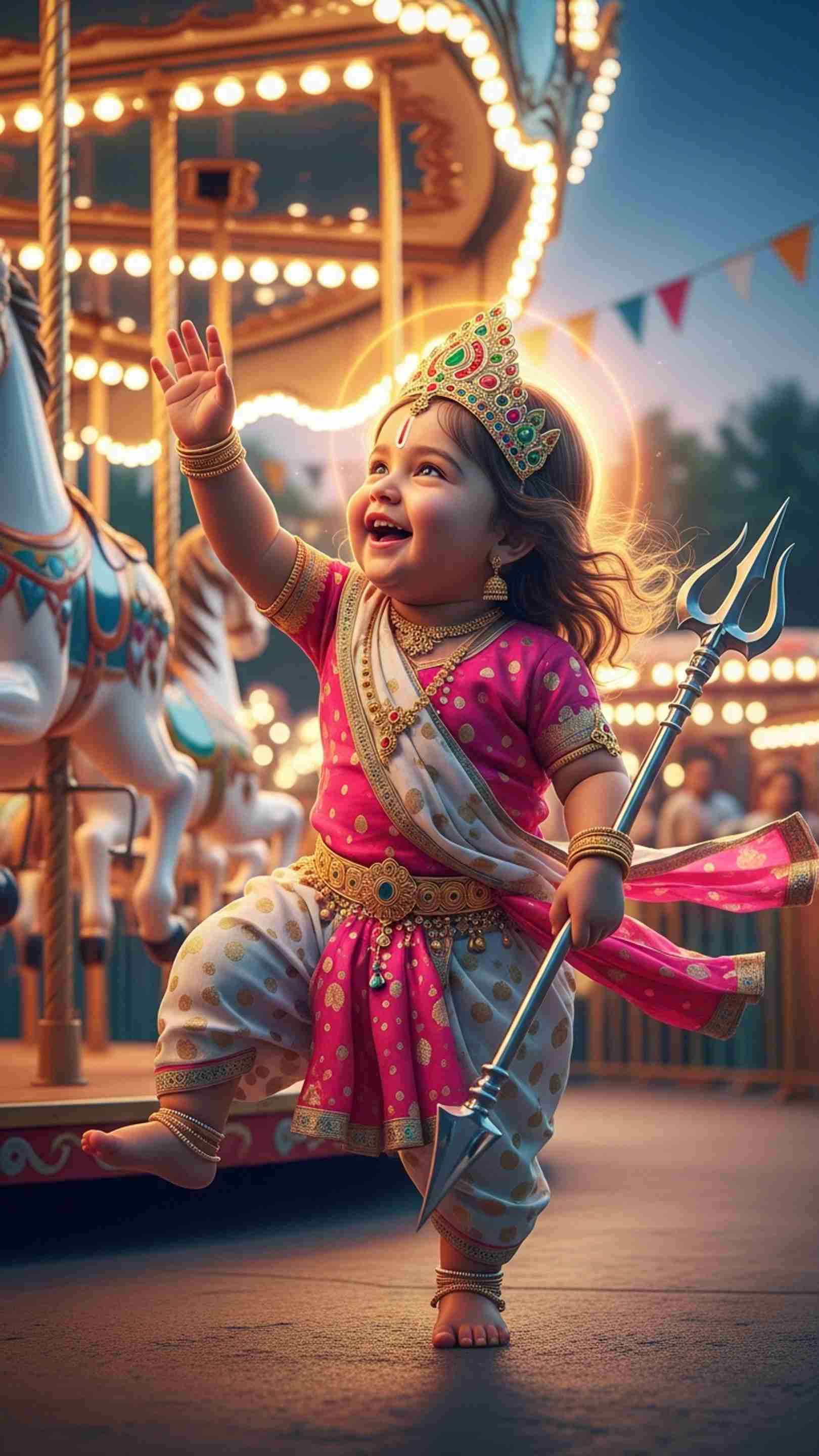 Cute Devi Mobile Wallpaper